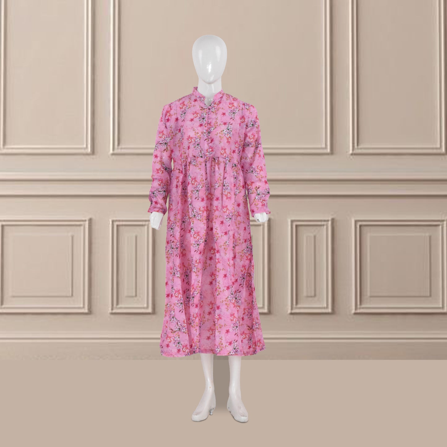 BinNoor Fab Lawn Stitched Maxi DE-LA07-P2-S063