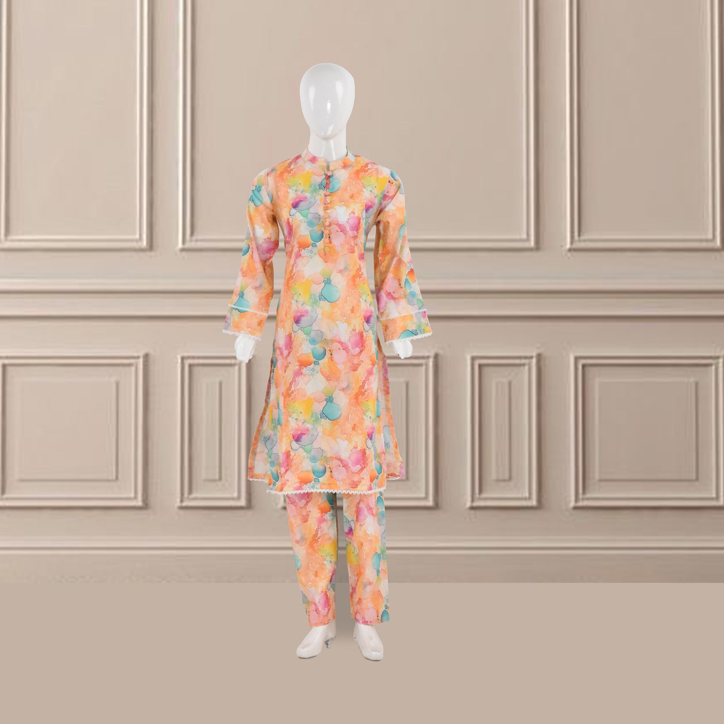 BinNoor Fab Lawn Stitched 2Pcs DE-LA07-P2-S054