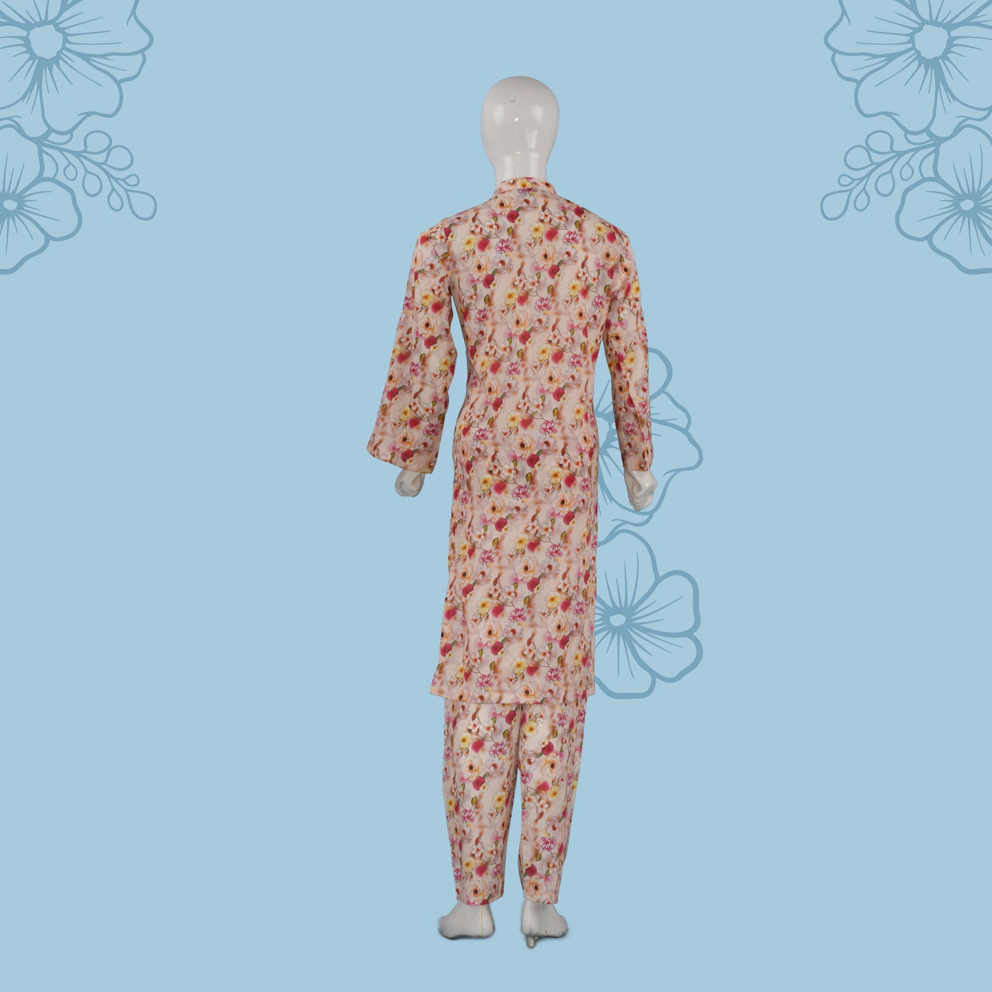 BinNoor Fab Lawn Stitched 2Pcs DE-LA05-P2-S035