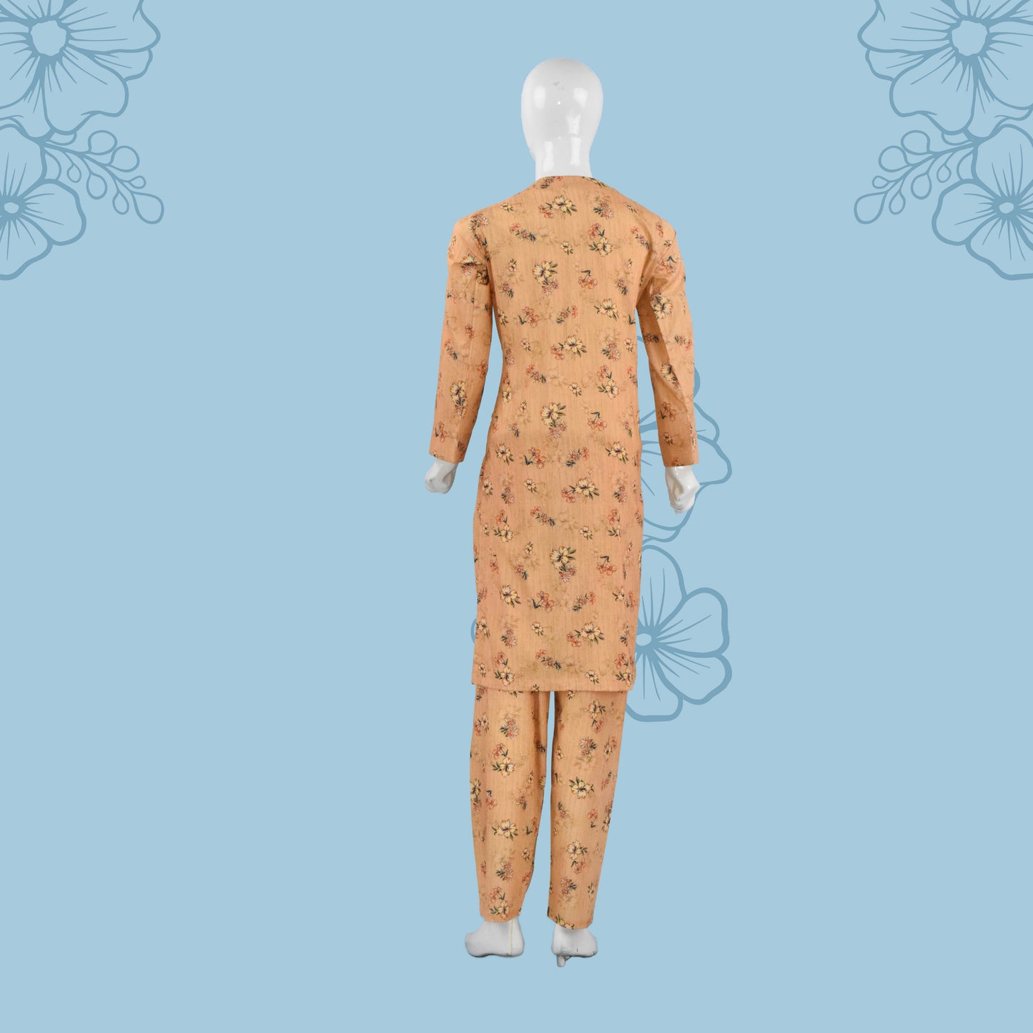 BinNoor Fab Lawn Stitched 2Pcs DE-LA05-P2-S038