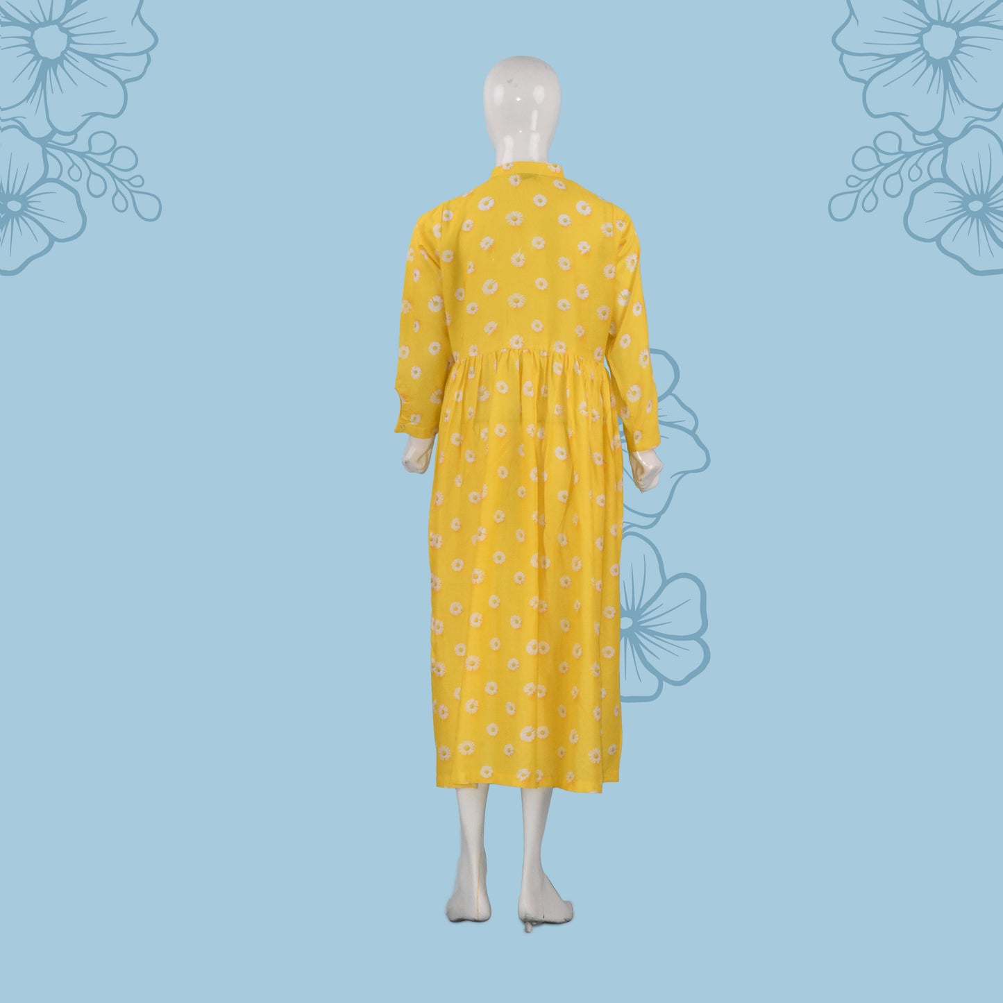 BinNoor Fab Lawn Stitched Maxi DE-LA05-P2-S042