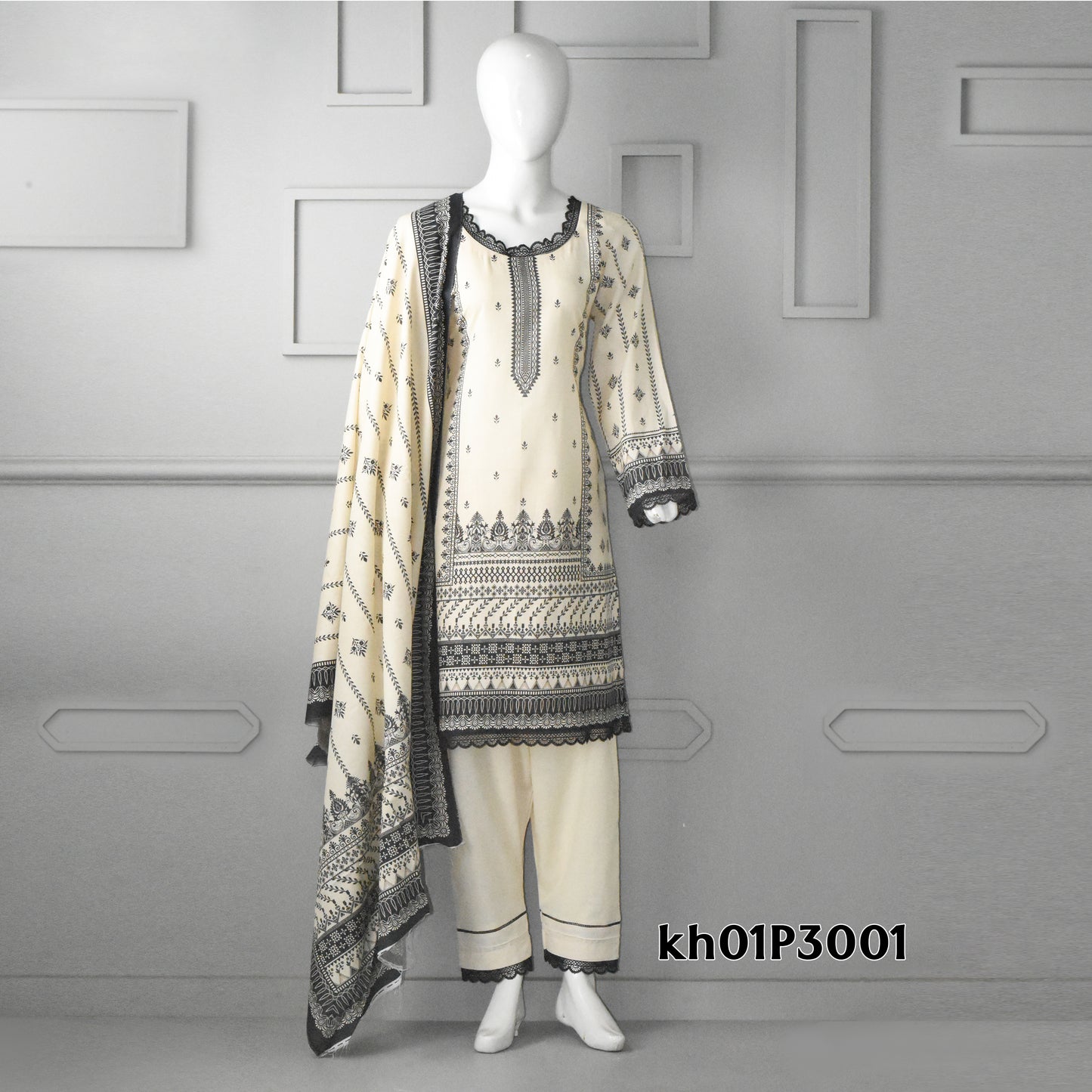 BinNoor Fab Khaddar 3Pcs Vol#1