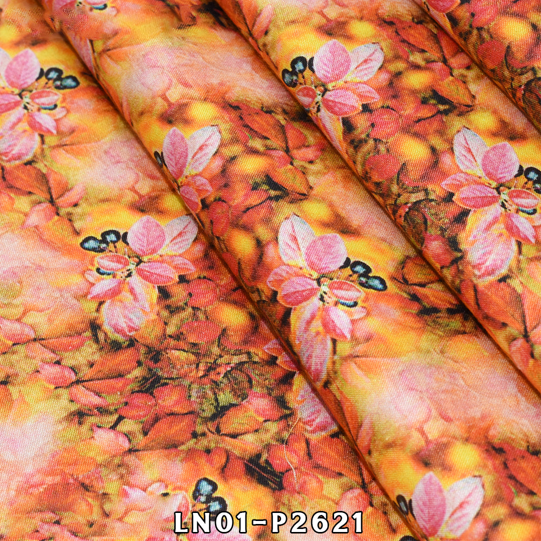 Nisha By BinNoor Fab Linen  De-LN01-P2621