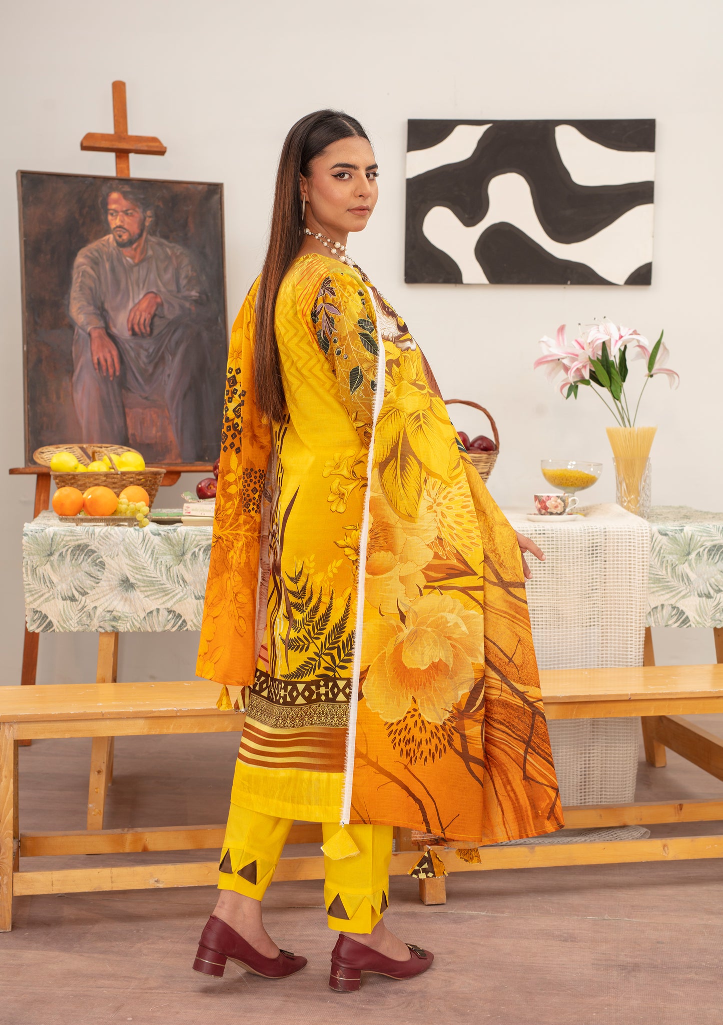 BinNoor Fab Lawn 3Pcs De-LA13-P30126