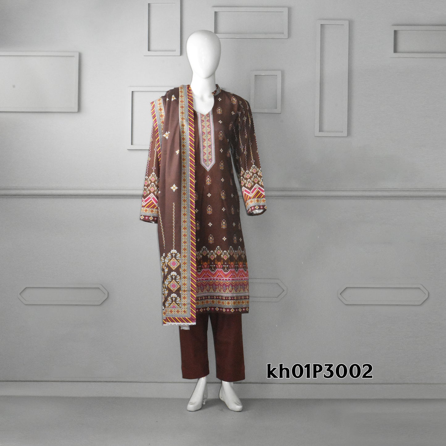 BinNoor Fab Khaddar 3Pcs Vol#1