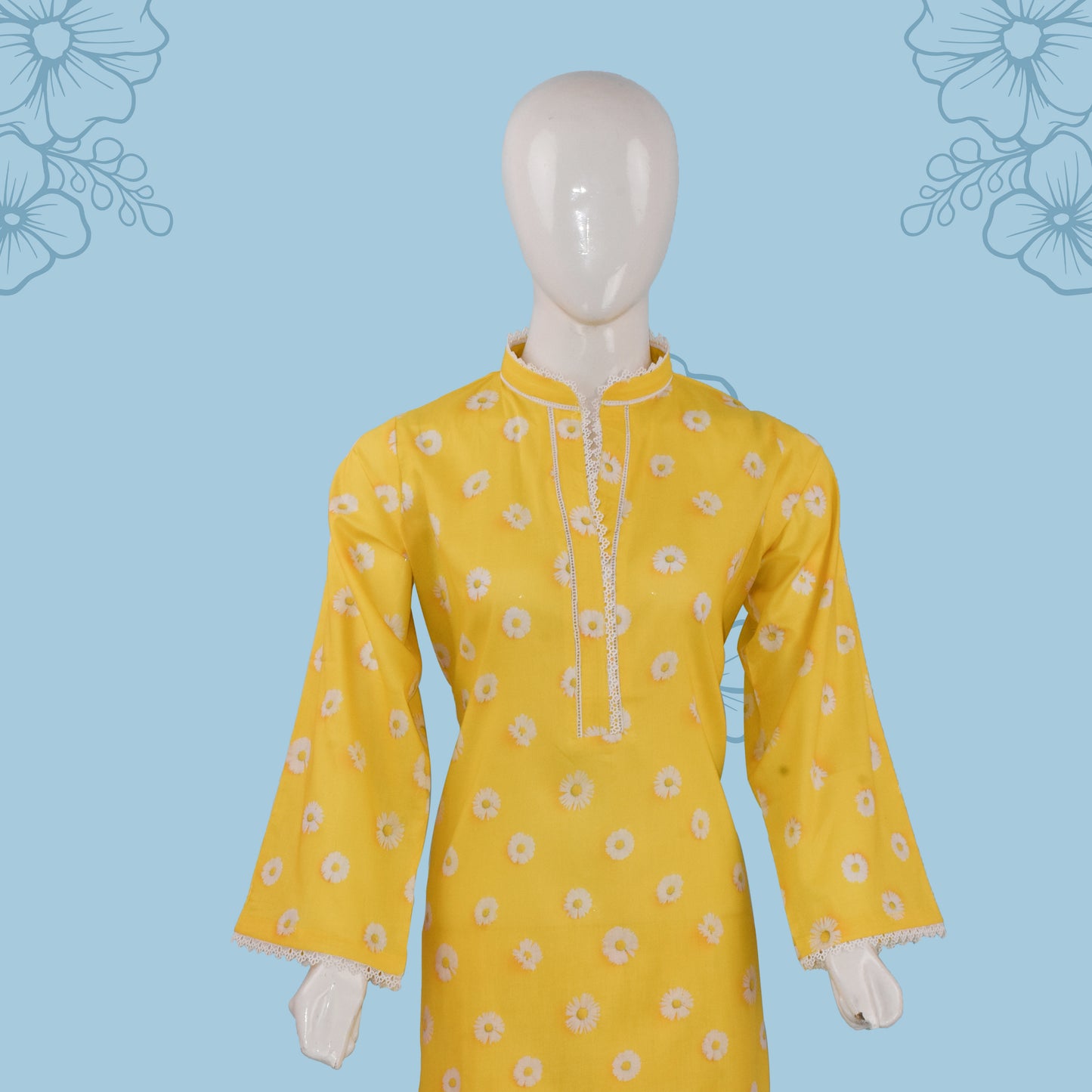 BinNoor Fab Lawn Stitched 2Pcs DE-LA05-P2-S032