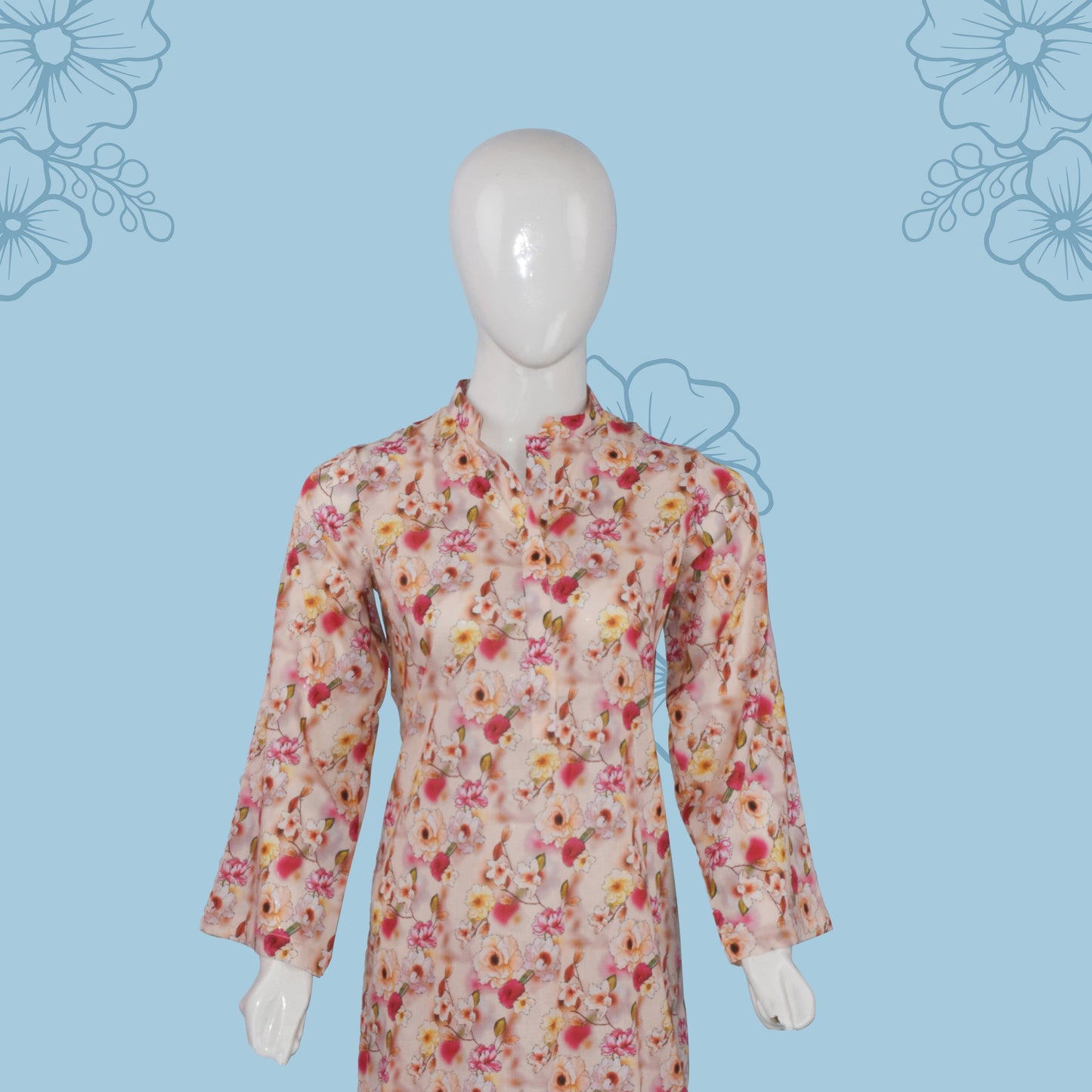 BinNoor Fab Lawn Stitched 2Pcs DE-LA05-P2-S035