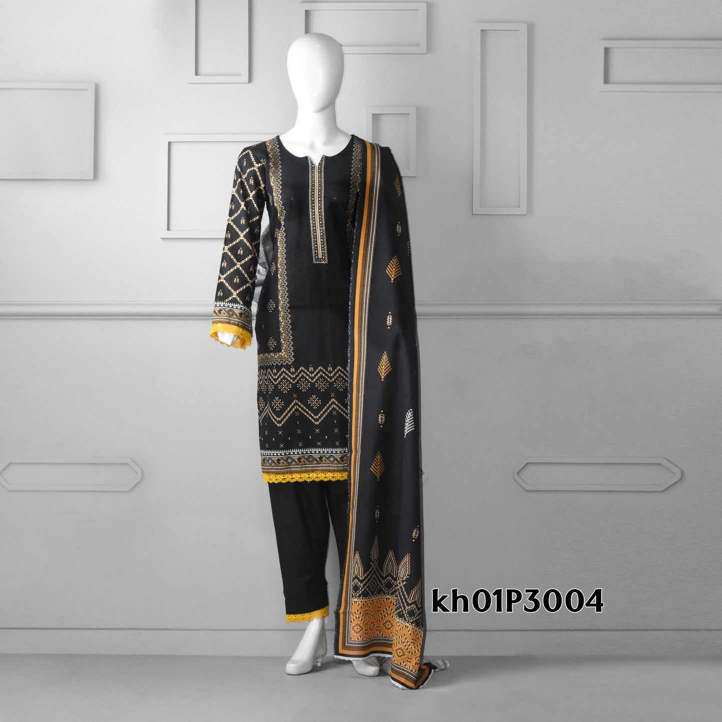 BinNoor Fab Khaddar 3Pcs Vol#1