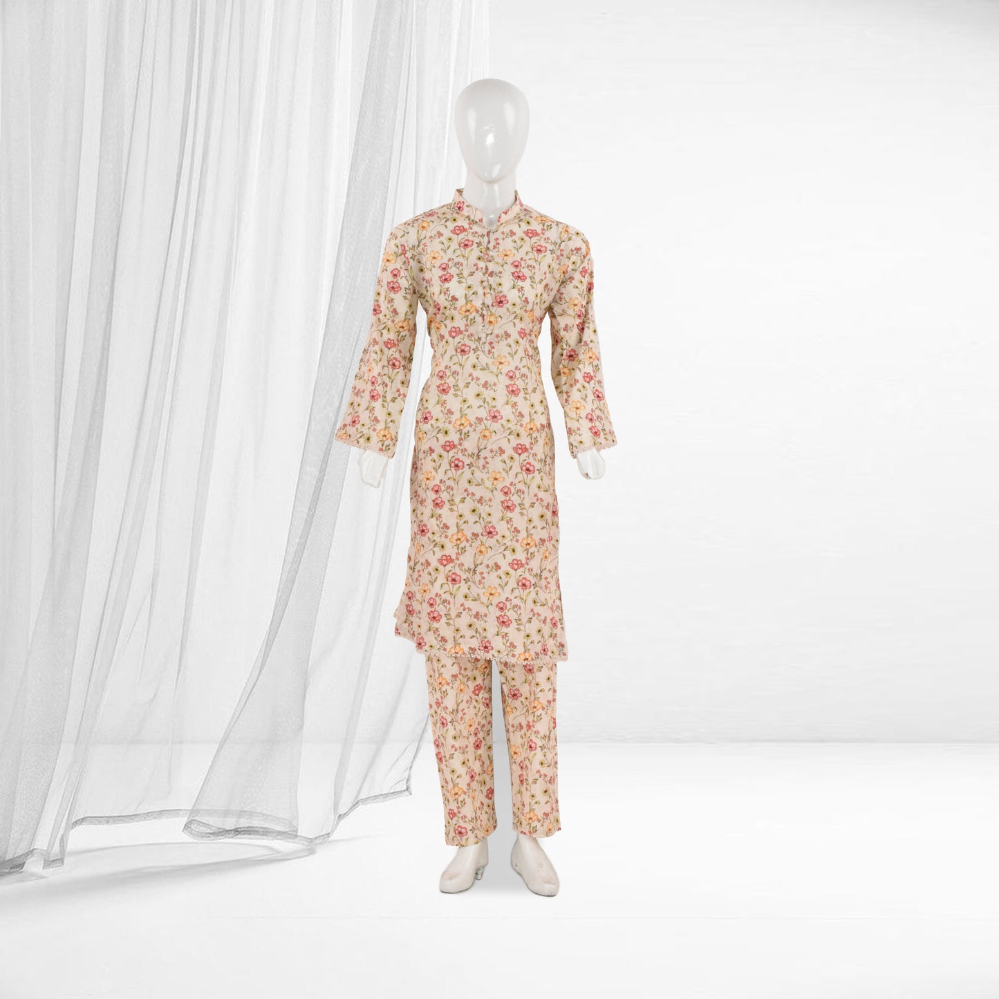 BinNoor Fab Lawn Stitched 2Pcs DE-LA06-P2-S046