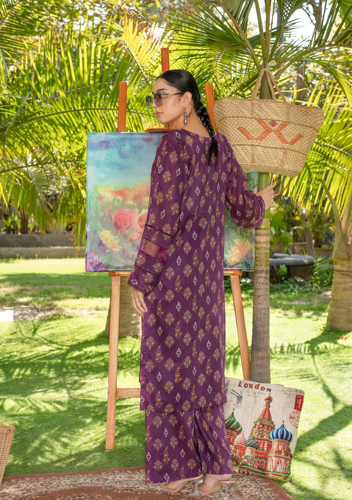 BinNoor Fab Lawn Stitched 2Pcs DE-LA08-P2-S077