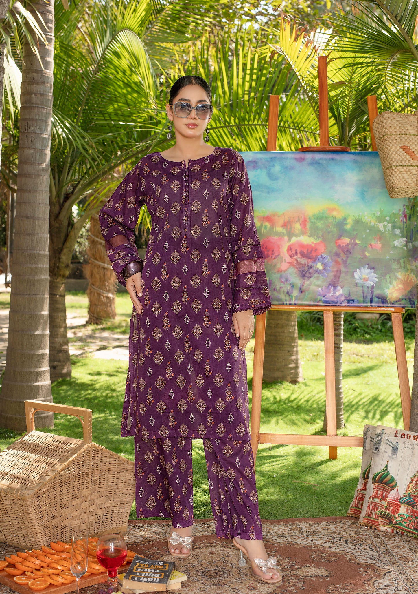 BinNoor Fab Lawn Stitched 2Pcs DE-LA08-P2-S077