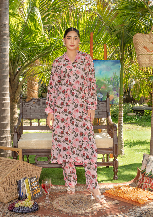 BinNoor Fab Lawn Stitched 2Pcs DE-LA08-P2-S080