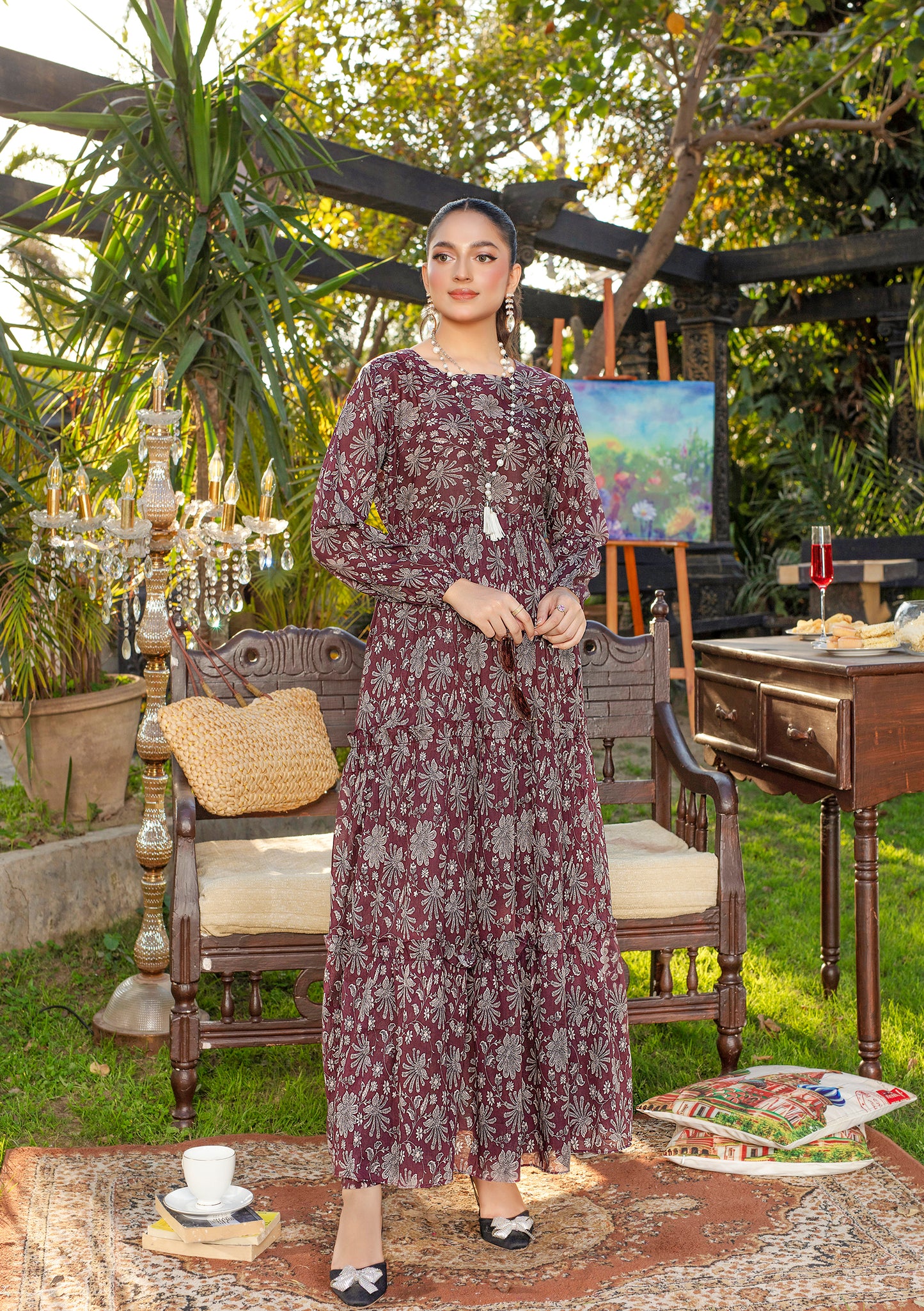 BinNoor Fab Lawn Stitched 2Pcs DE-LA08-P2-S081