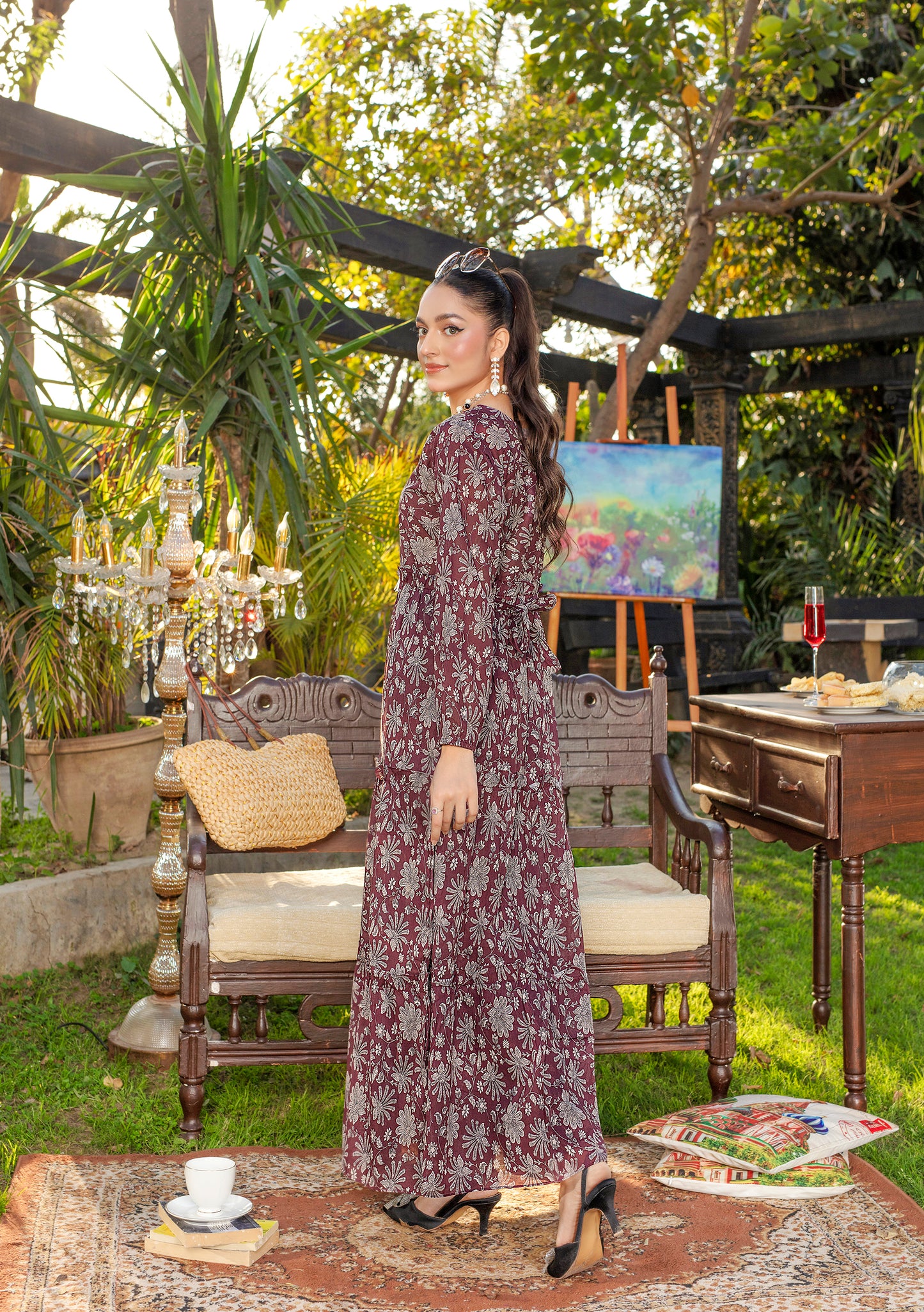 BinNoor Fab Lawn Stitched 2Pcs DE-LA08-P2-S081