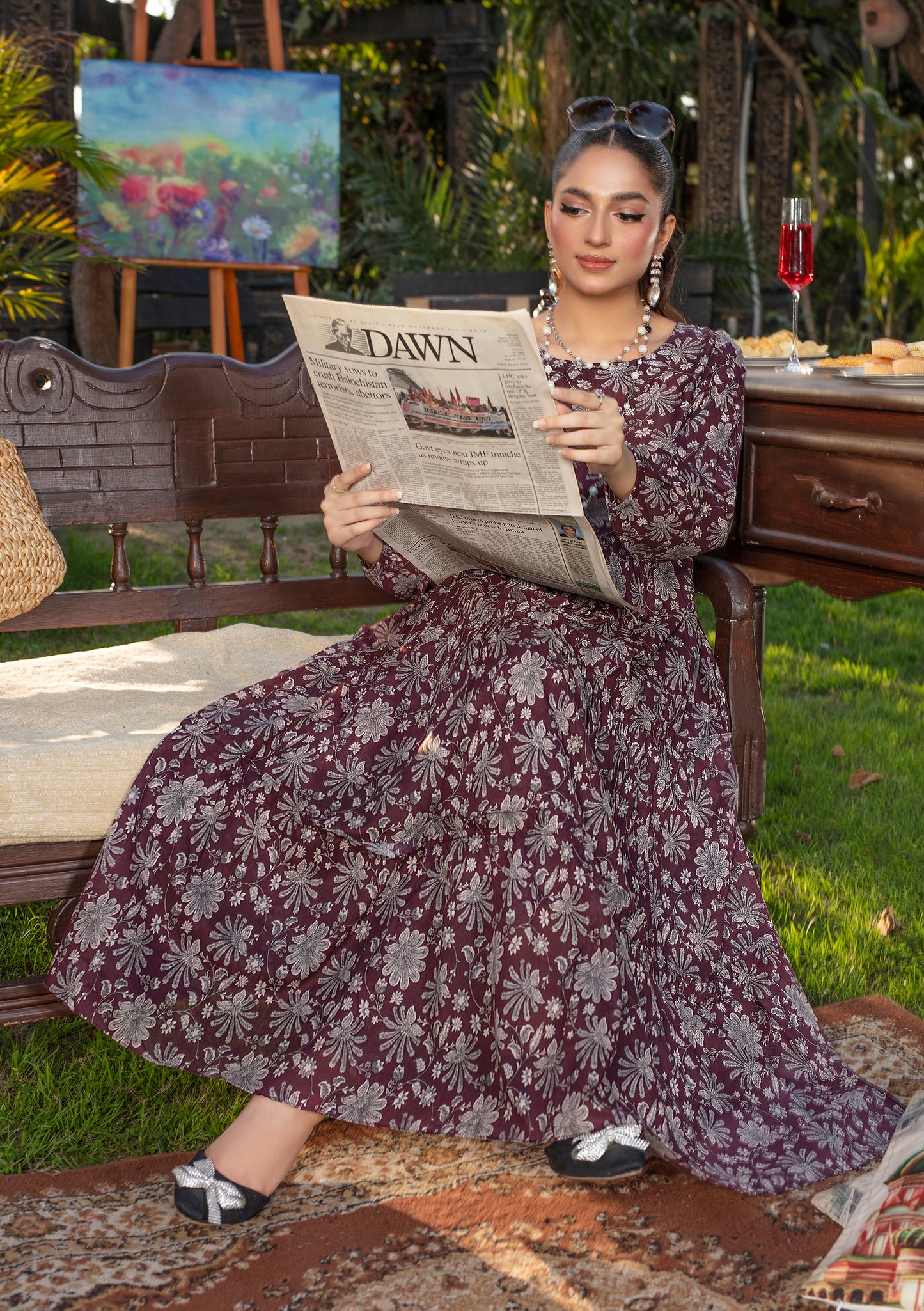 BinNoor Fab Lawn Stitched 2Pcs DE-LA08-P2-S081