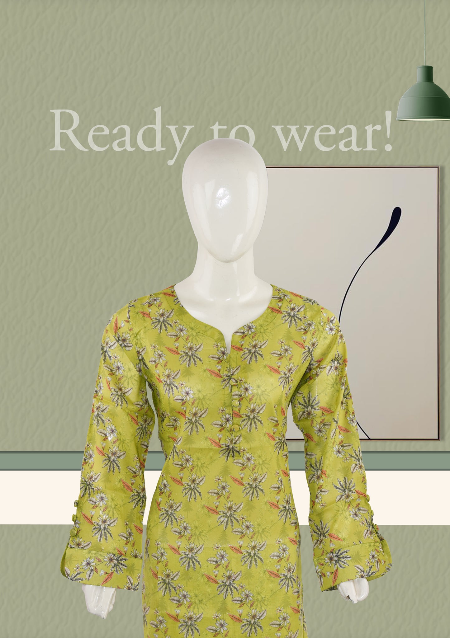 BinNoor Fab Lawn Stitched 2Pcs DE-LA08-P2-S071