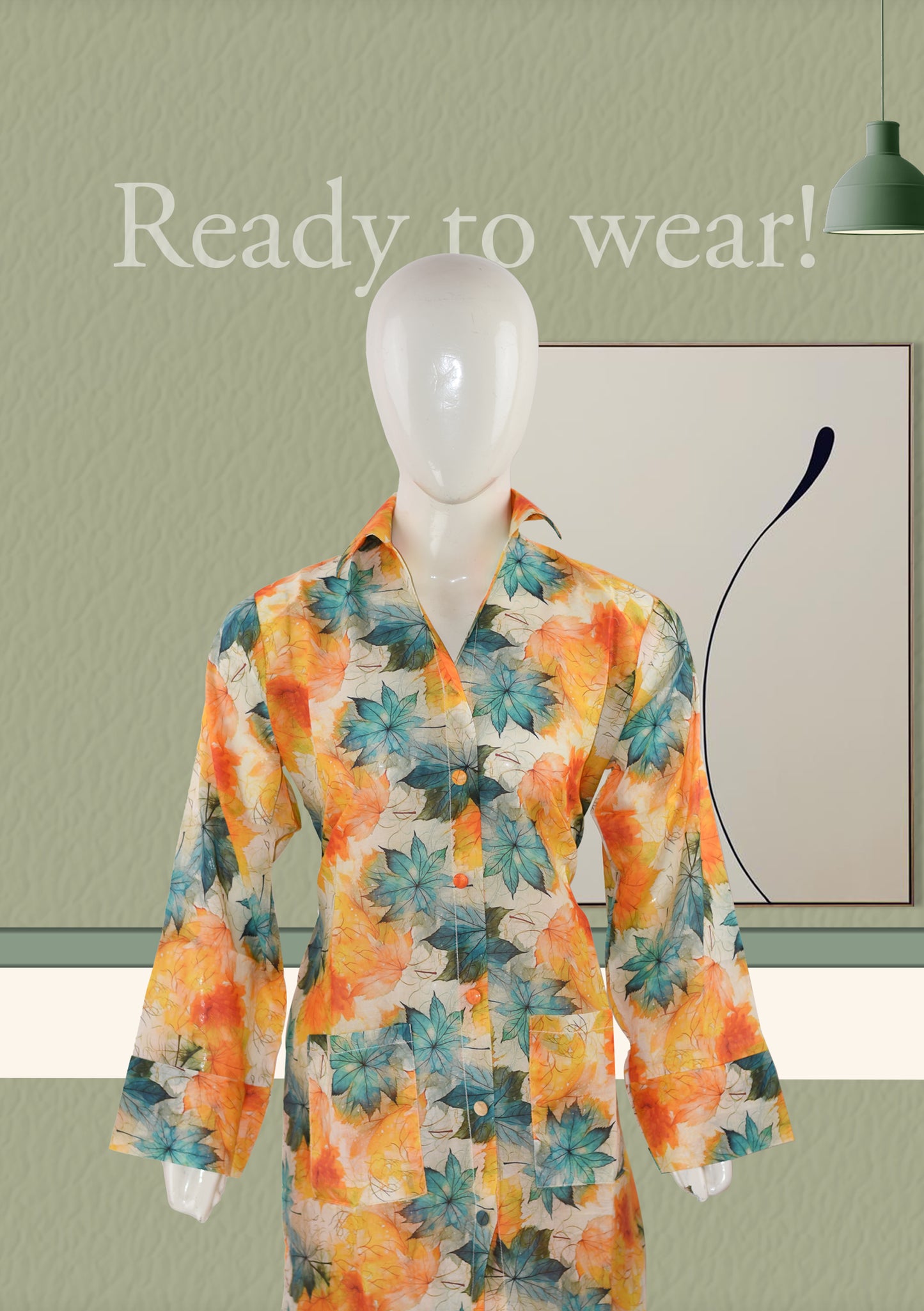 BinNoor Fab Lawn Stitched 2Pcs DE-LA08-P2-S069