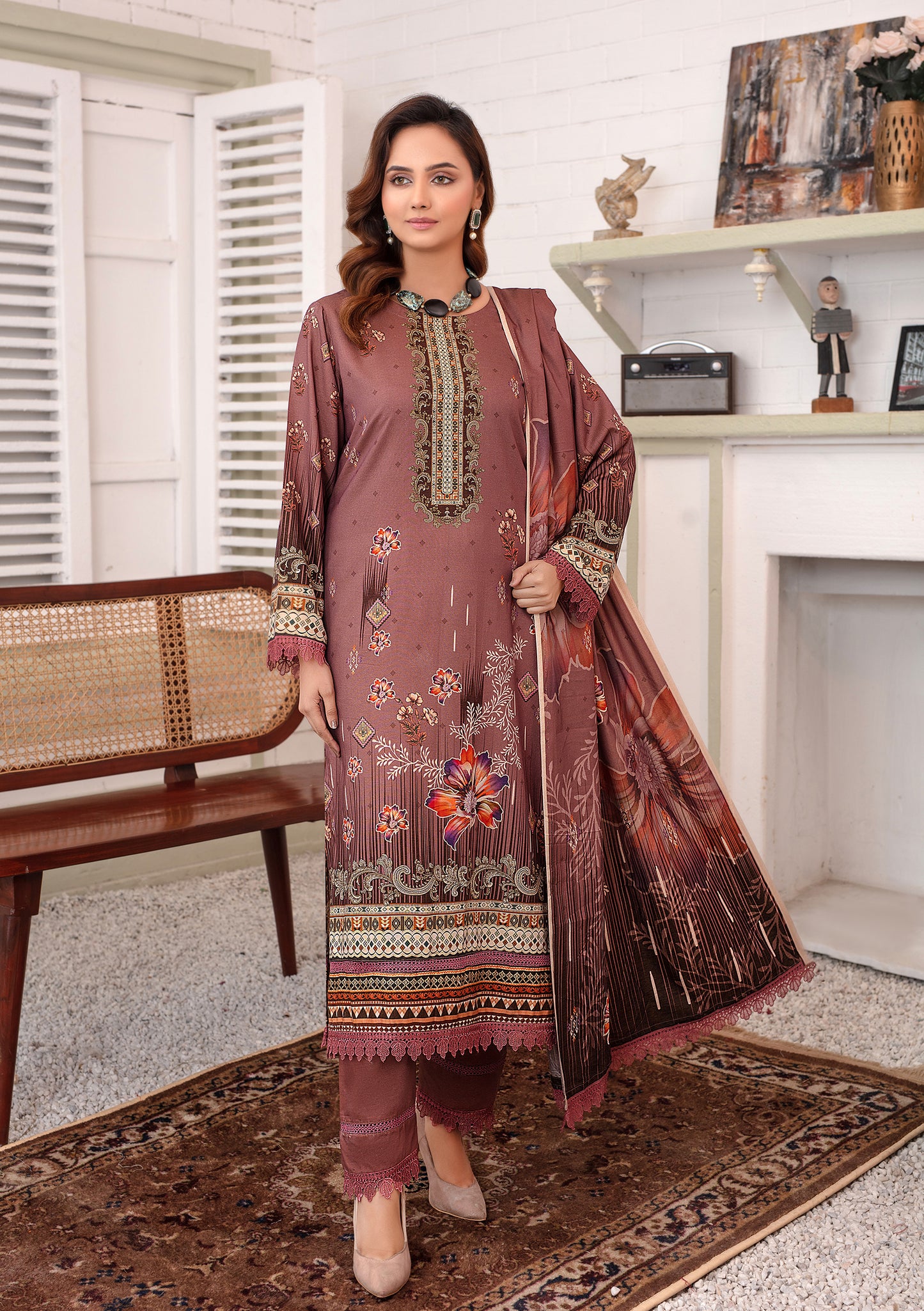 BinNoor Fab Shamray 3Pcs De-SL04-P3036