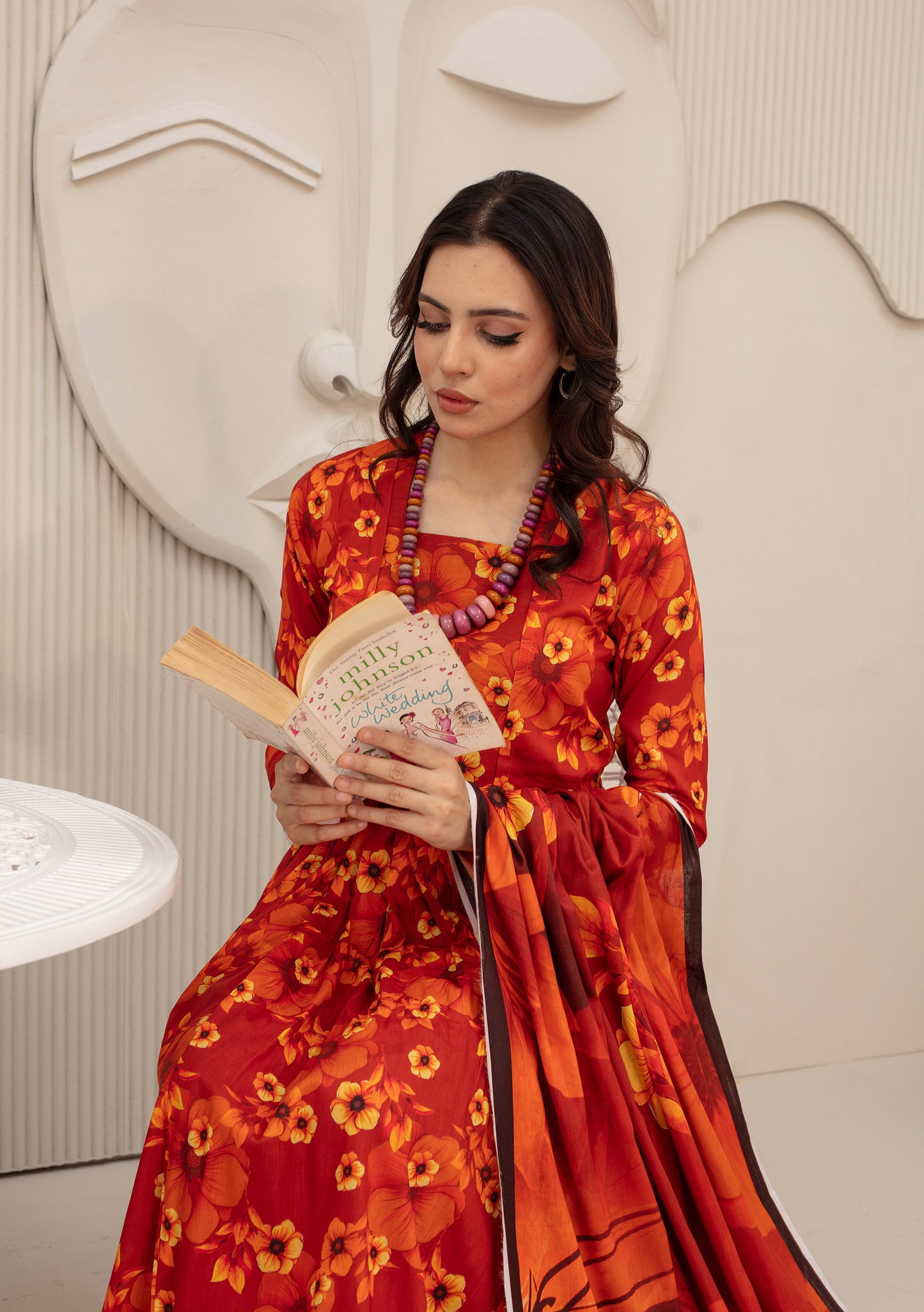 BinNoor Fab Lawn 3Pcs De-LA12-P30118