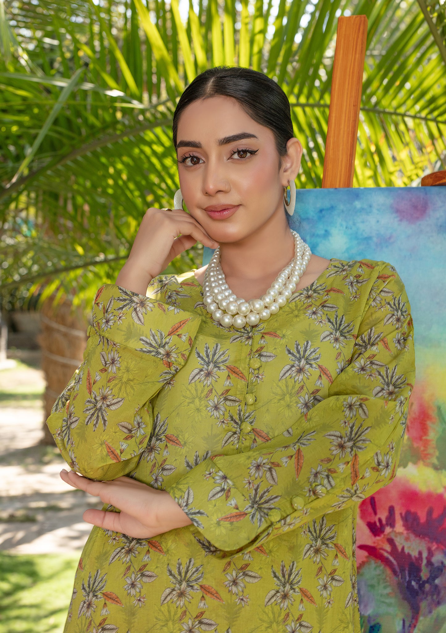 BinNoor Fab Lawn Stitched 2Pcs DE-LA08-P2-S071