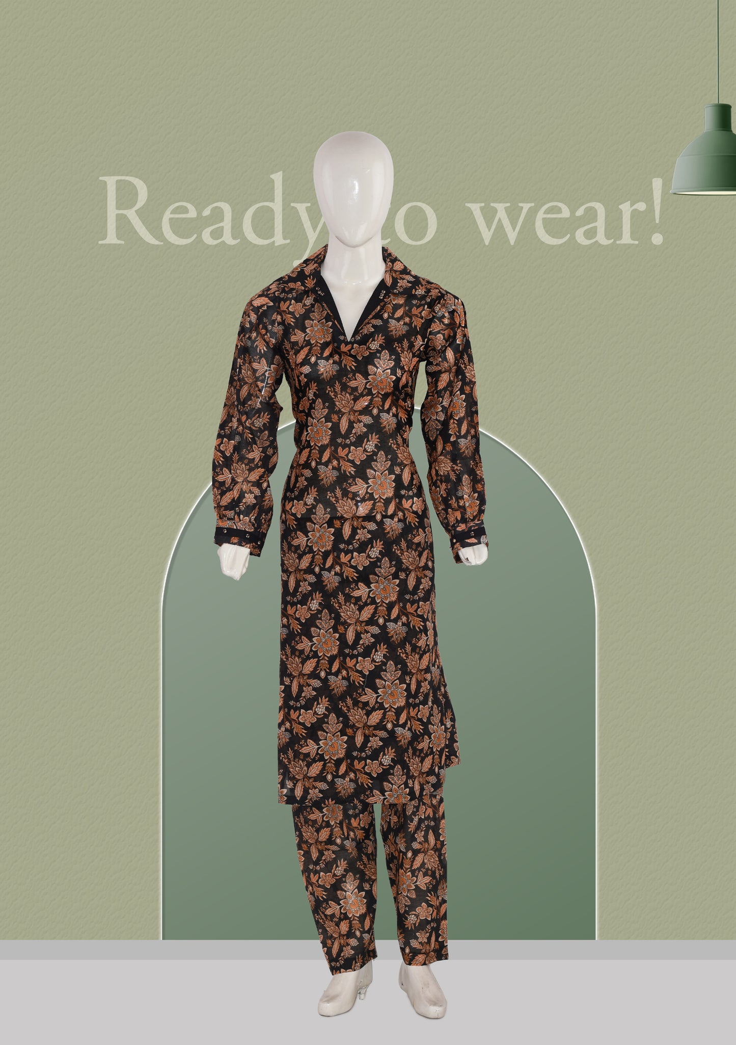 BinNoor Fab Lawn Stitched 2Pcs DE-LA08-P2-S074