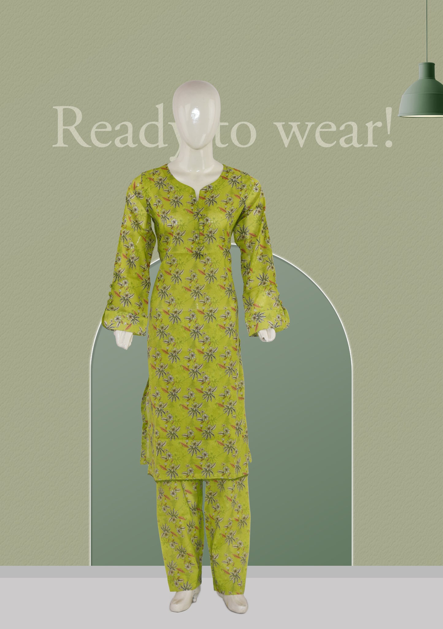 BinNoor Fab Lawn Stitched 2Pcs DE-LA08-P2-S071