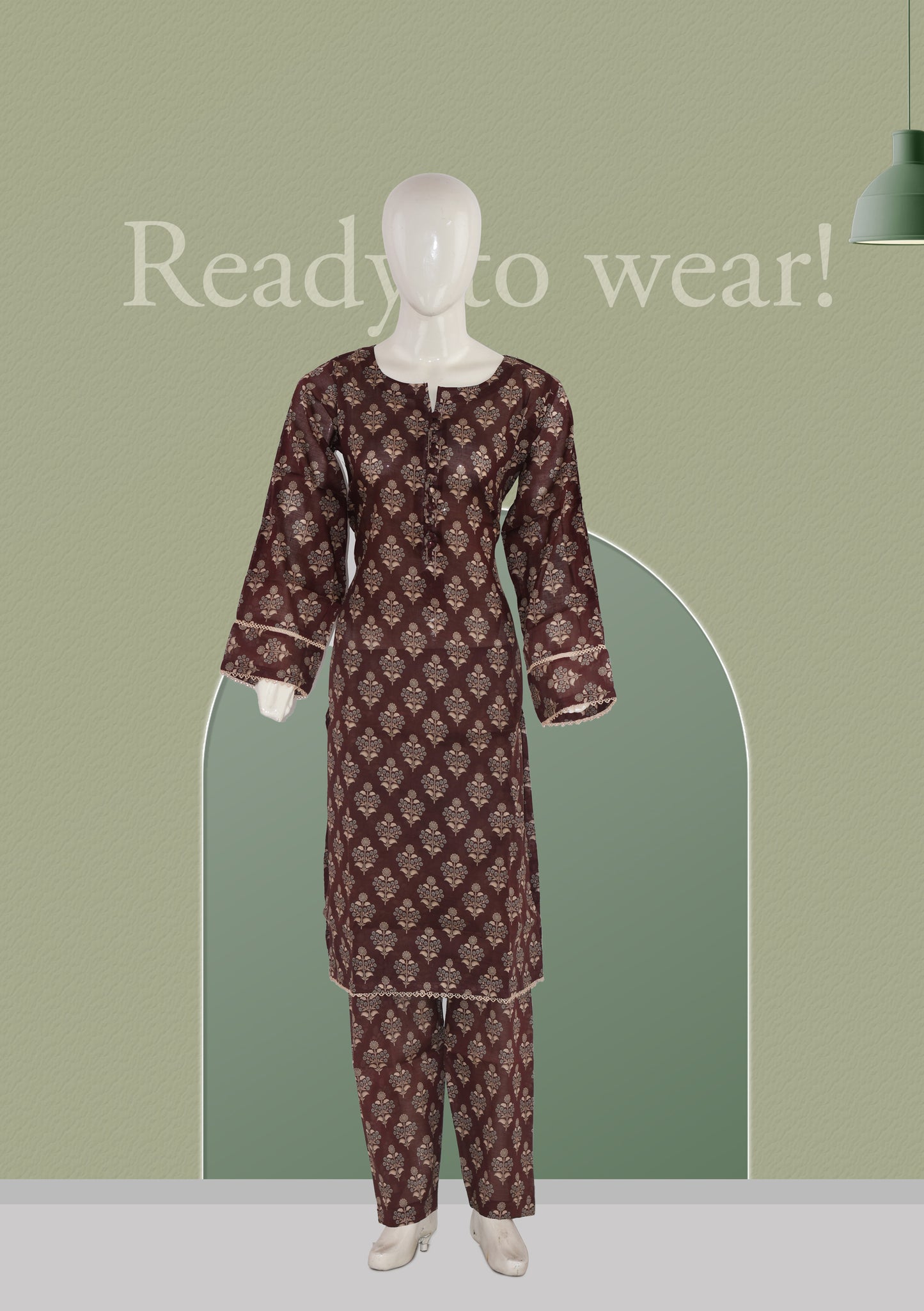 BinNoor Fab Lawn Stitched 2Pcs DE-LA08-P2-S070