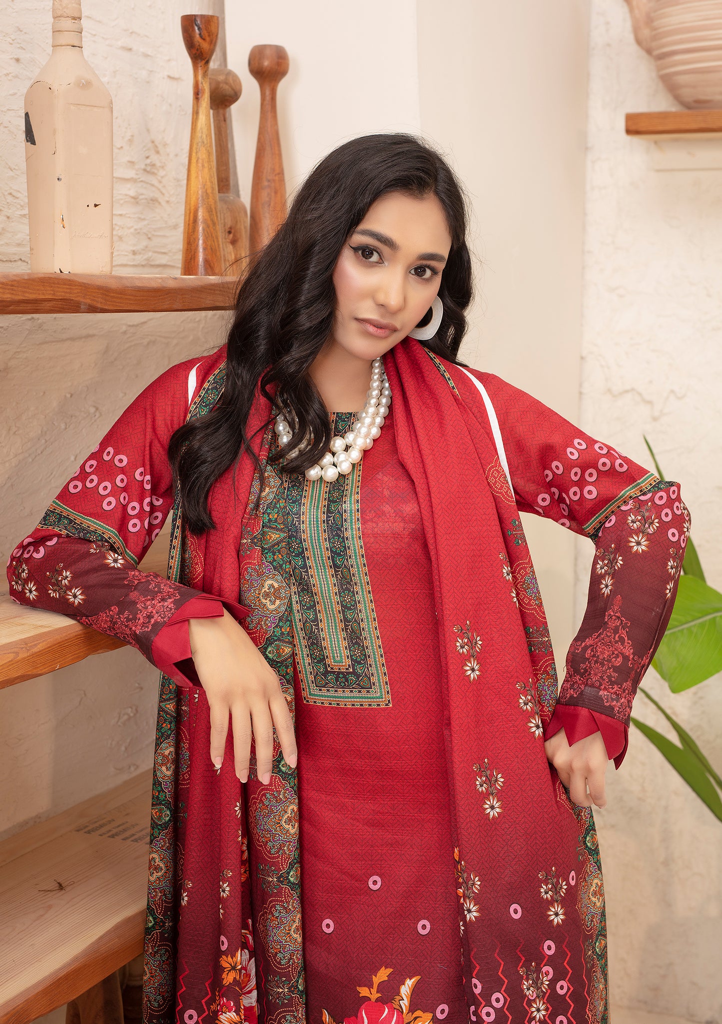 BinNoor Fab Lawn 3Pcs De-LA14-P30137