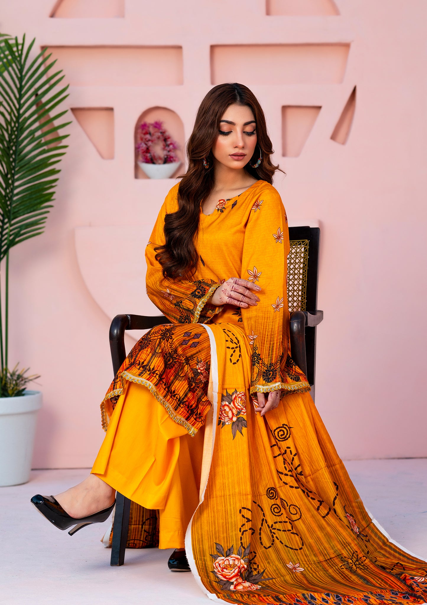 BinNoor Fab Linen Bana Dora 3pcs De-BL01-P3010