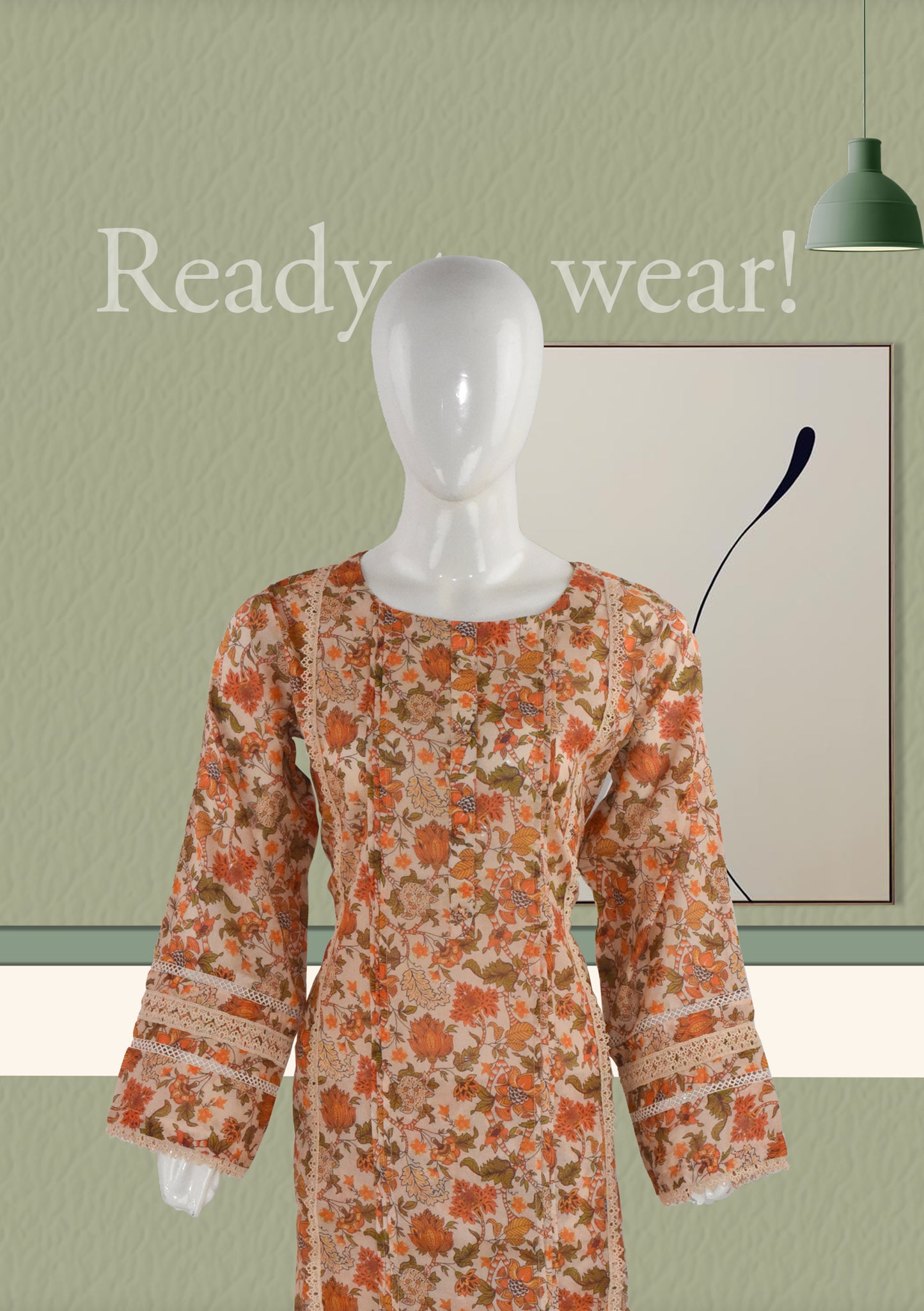 BinNoor Fab Lawn Stitched 2Pcs DE-LA08-P2-S079