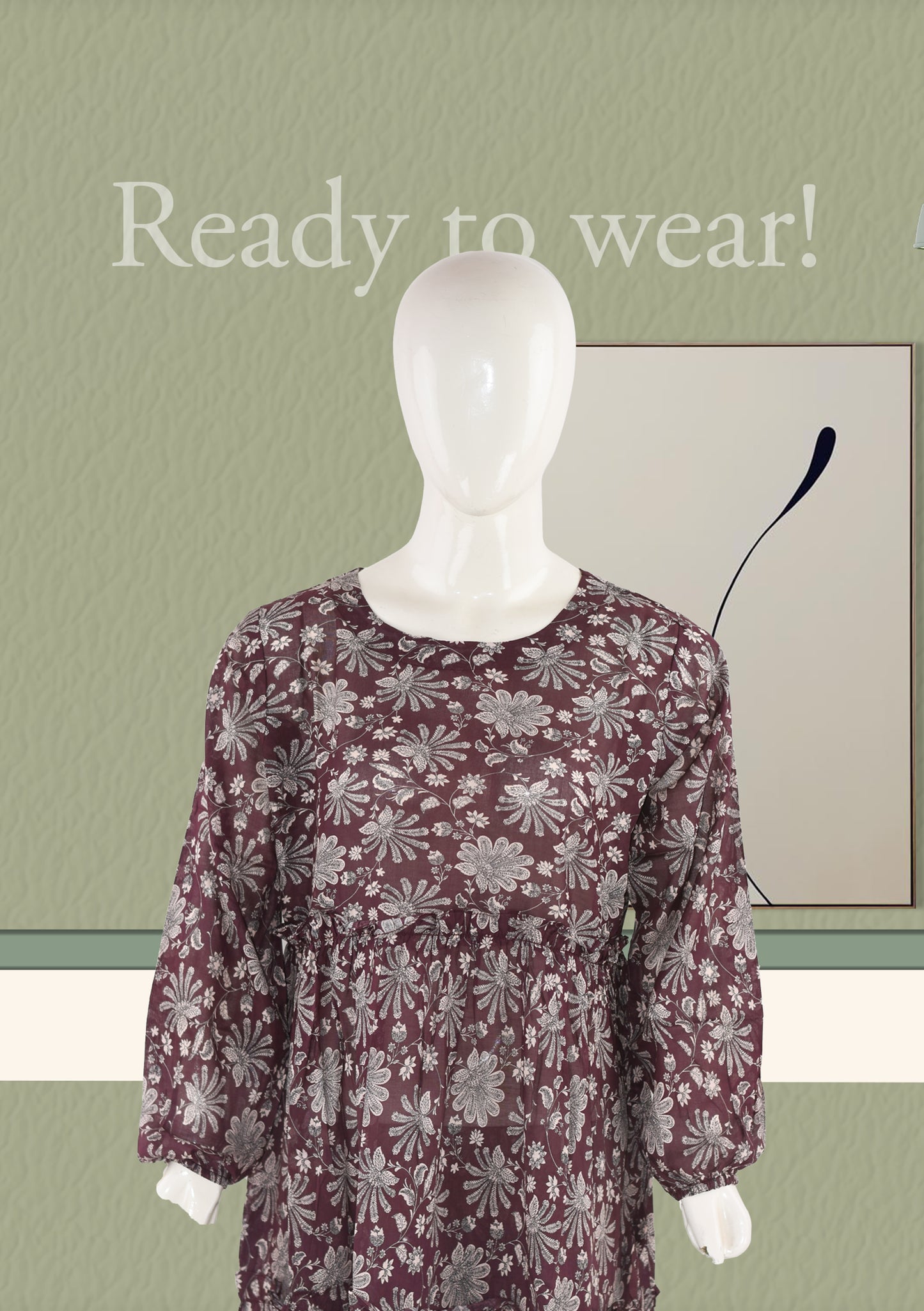 BinNoor Fab Lawn Stitched 2Pcs DE-LA08-P2-S081