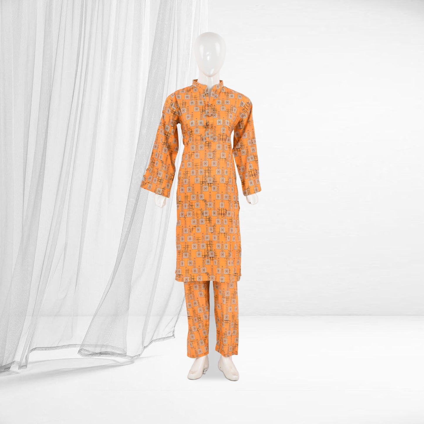 BinNoor Fab Lawn Stitched 2Pcs DE-LA06-P2-S048