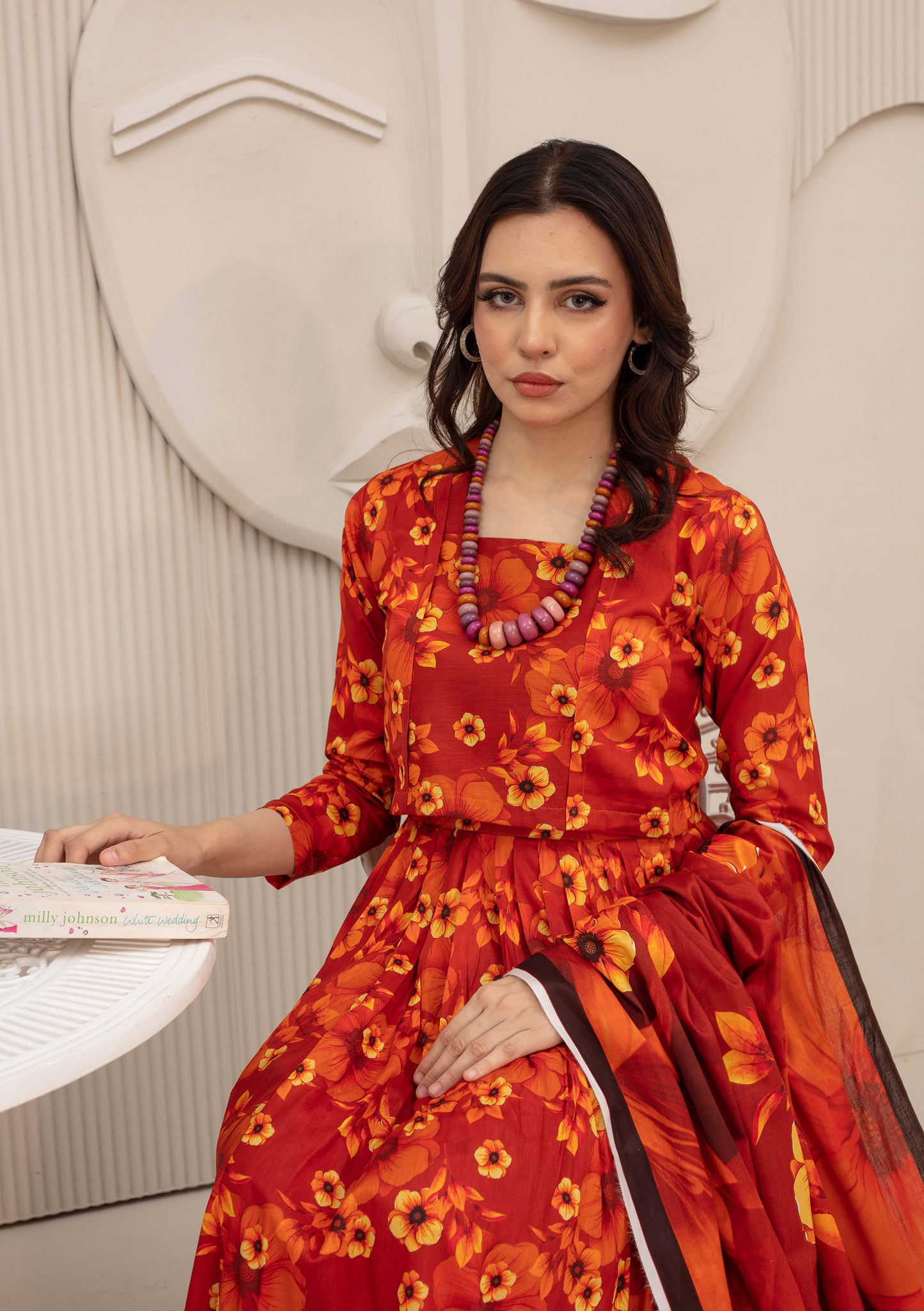 BinNoor Fab Lawn 3Pcs De-LA12-P30118