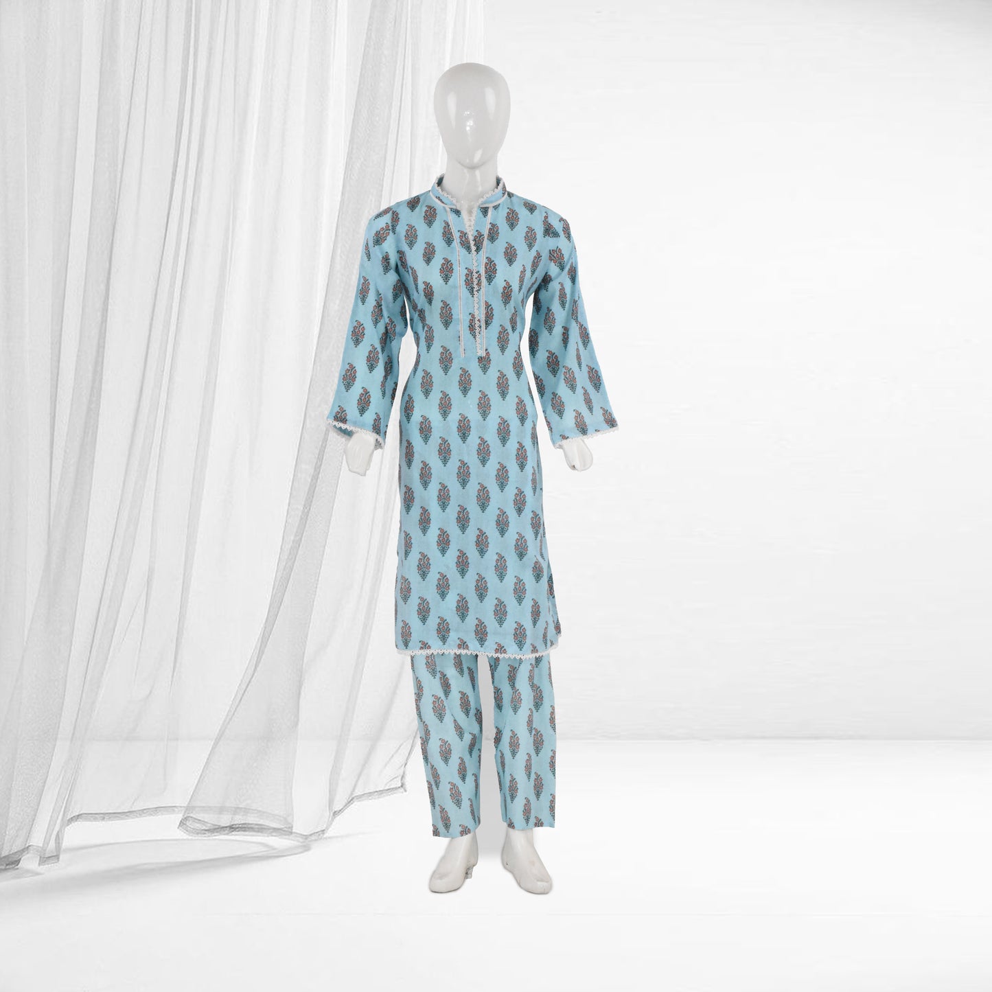 BinNoor Fab Lawn Stitched 2Pcs DE-LA06-P2-S050