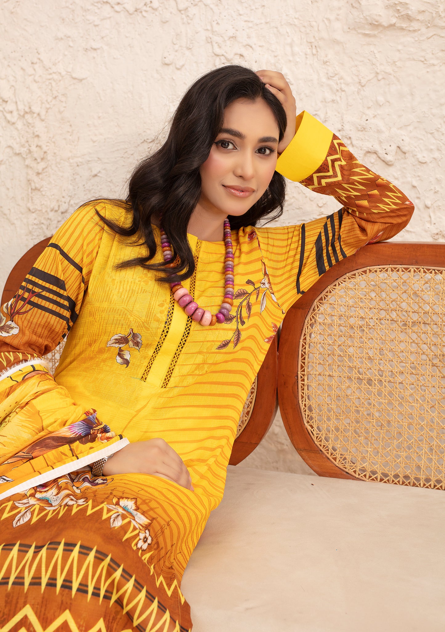 BinNoor Fab Lawn 3Pcs De-LA14-P30140