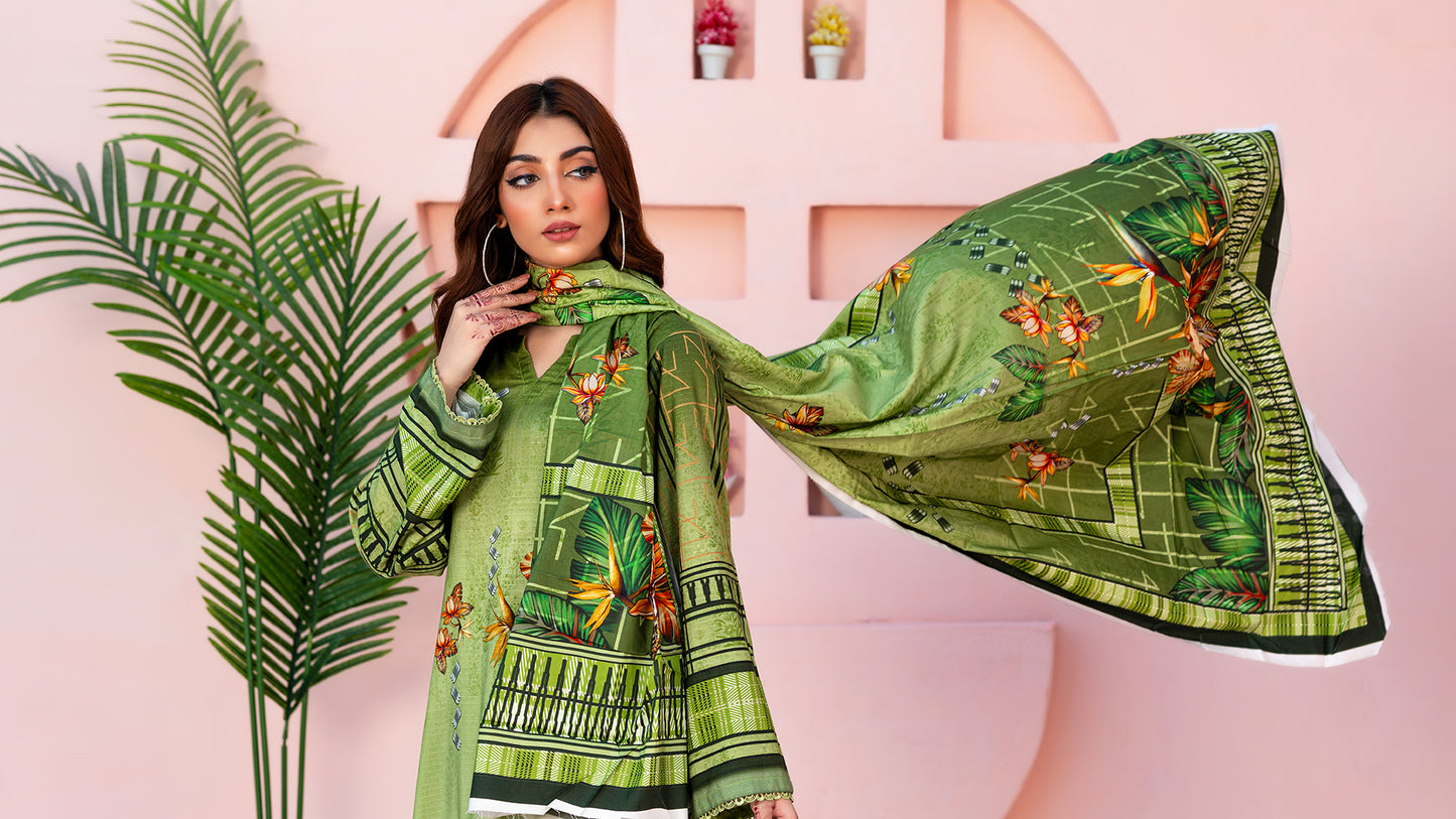 BinNoor Fab Linen Bana Dora 3pcs De-BL01-P3006