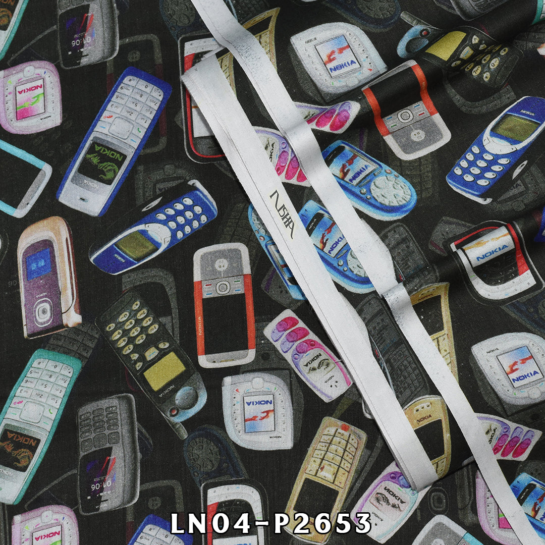 Nisha By BinNoor Fab Linen De-LN04-P2653