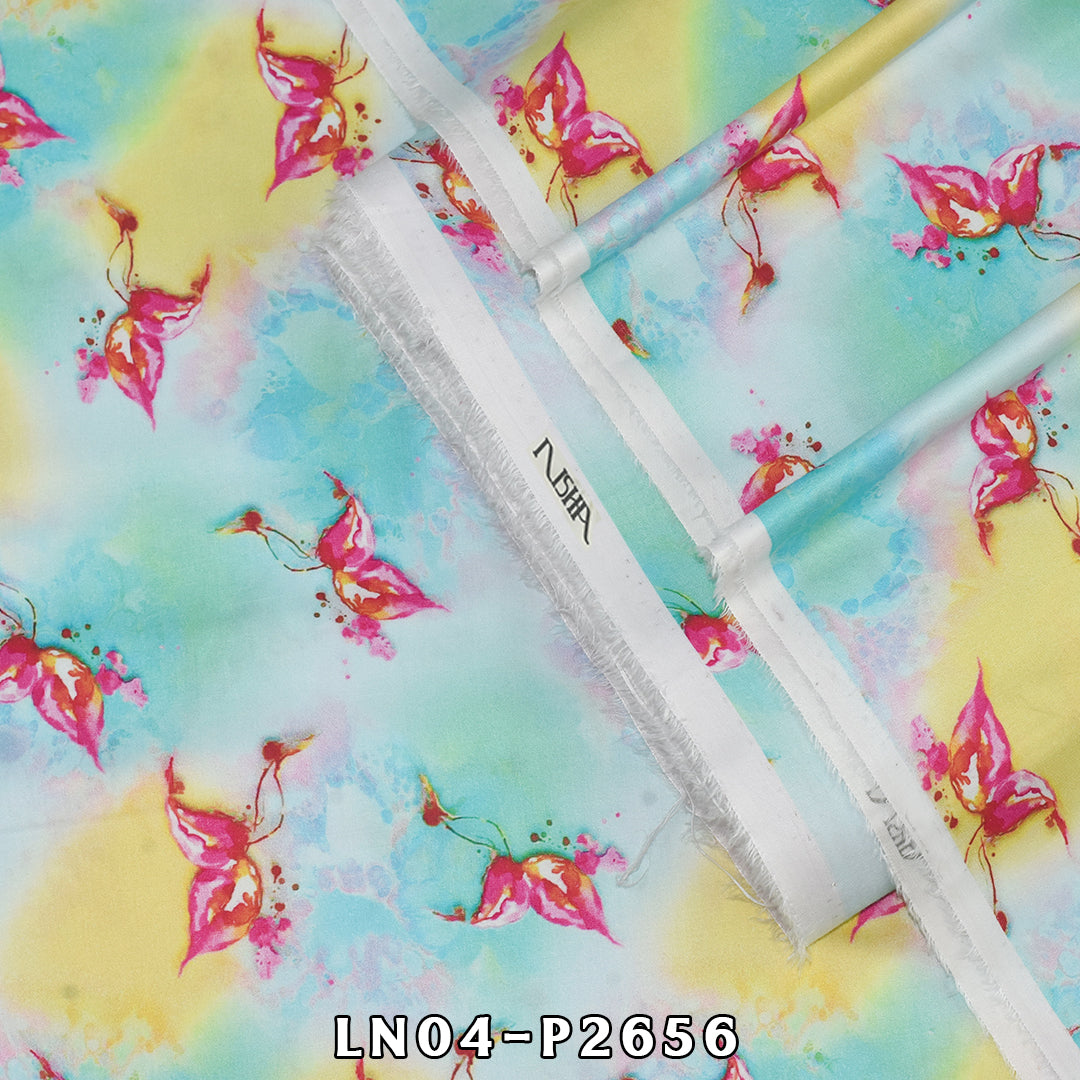 Nisha By BinNoor Fab Linen De-LN04-P2656