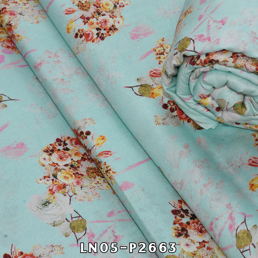 Nisha By BinNoor Fab Linen  De-LN05-P2663