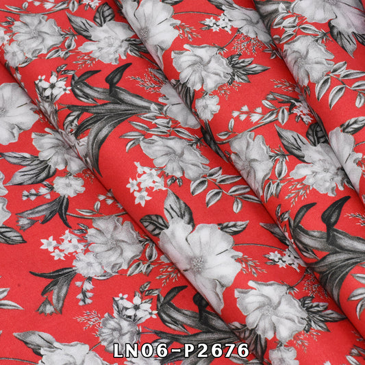 Nisha By BinNoor Fab Linen  De-LN06-P2676