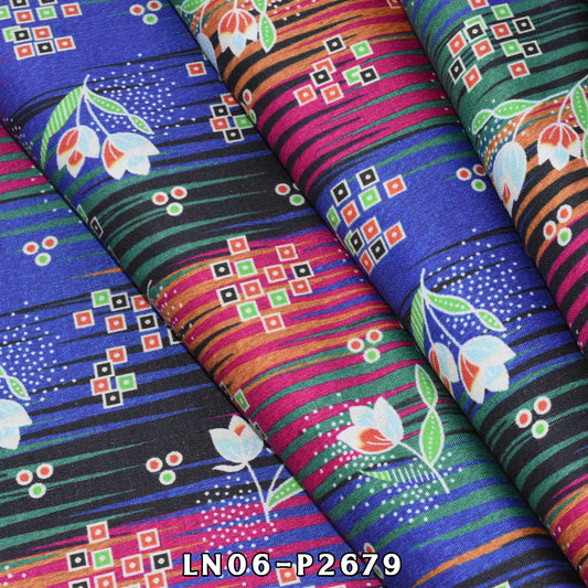 Nisha By BinNoor Fab Linen  De-LN06-P2679