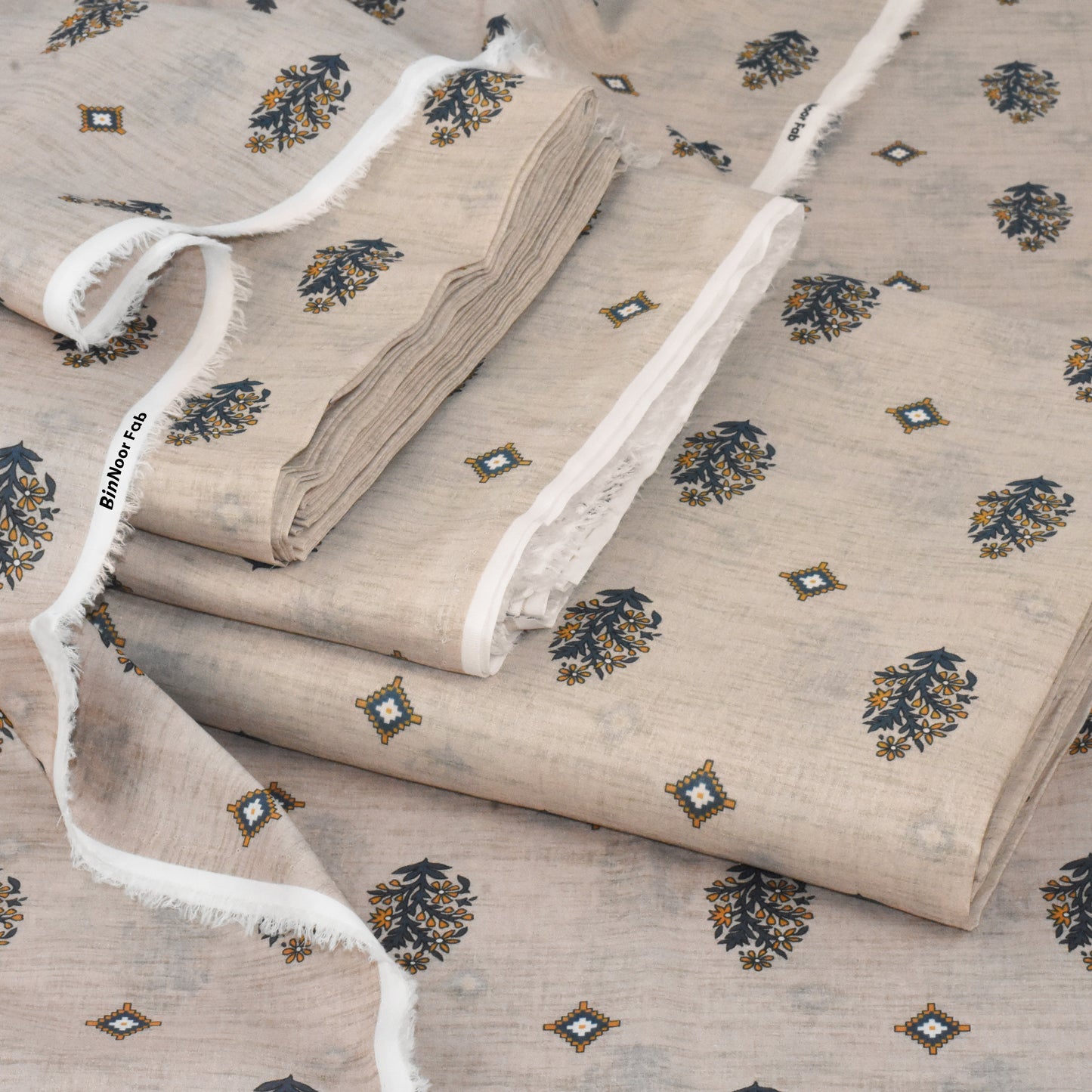BinNoor Fab Lawn De-LA68-P2745