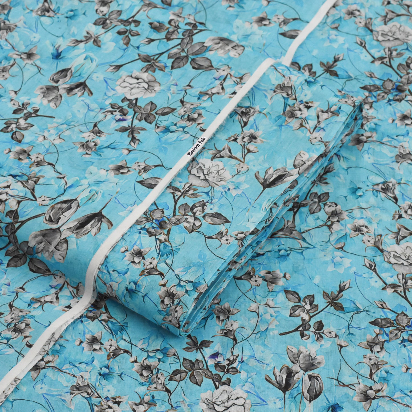 BinNoor Fab Lawn De-LA92-P2988