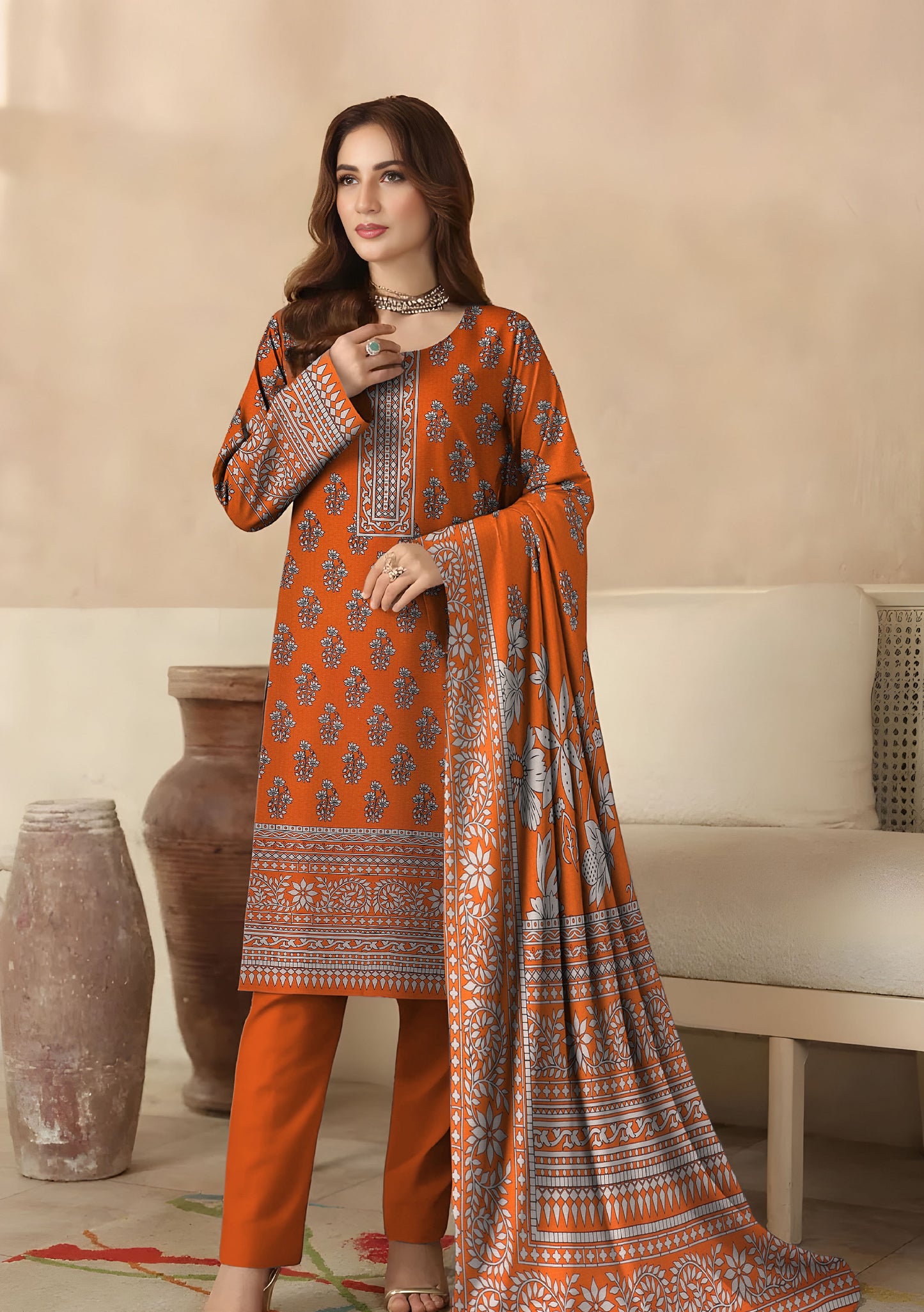 BinNoor Fab Linen Bana Dora 3pcs De-BL26-P30245