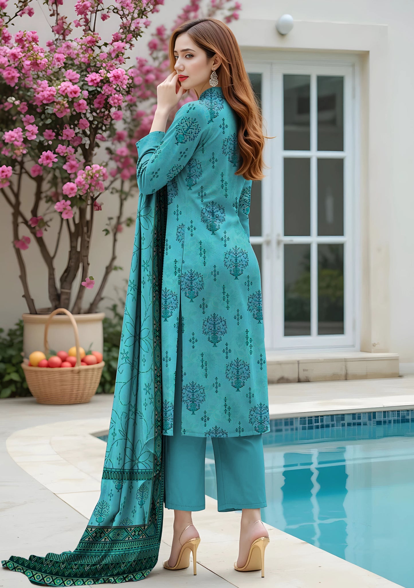BinNoor Fab Lawn 3Pcs De-LA22-P30219