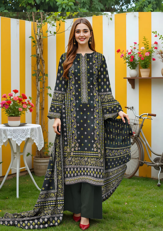 BinNoor Fab Linen Bana Dora 3pcs De-BL23-P30222