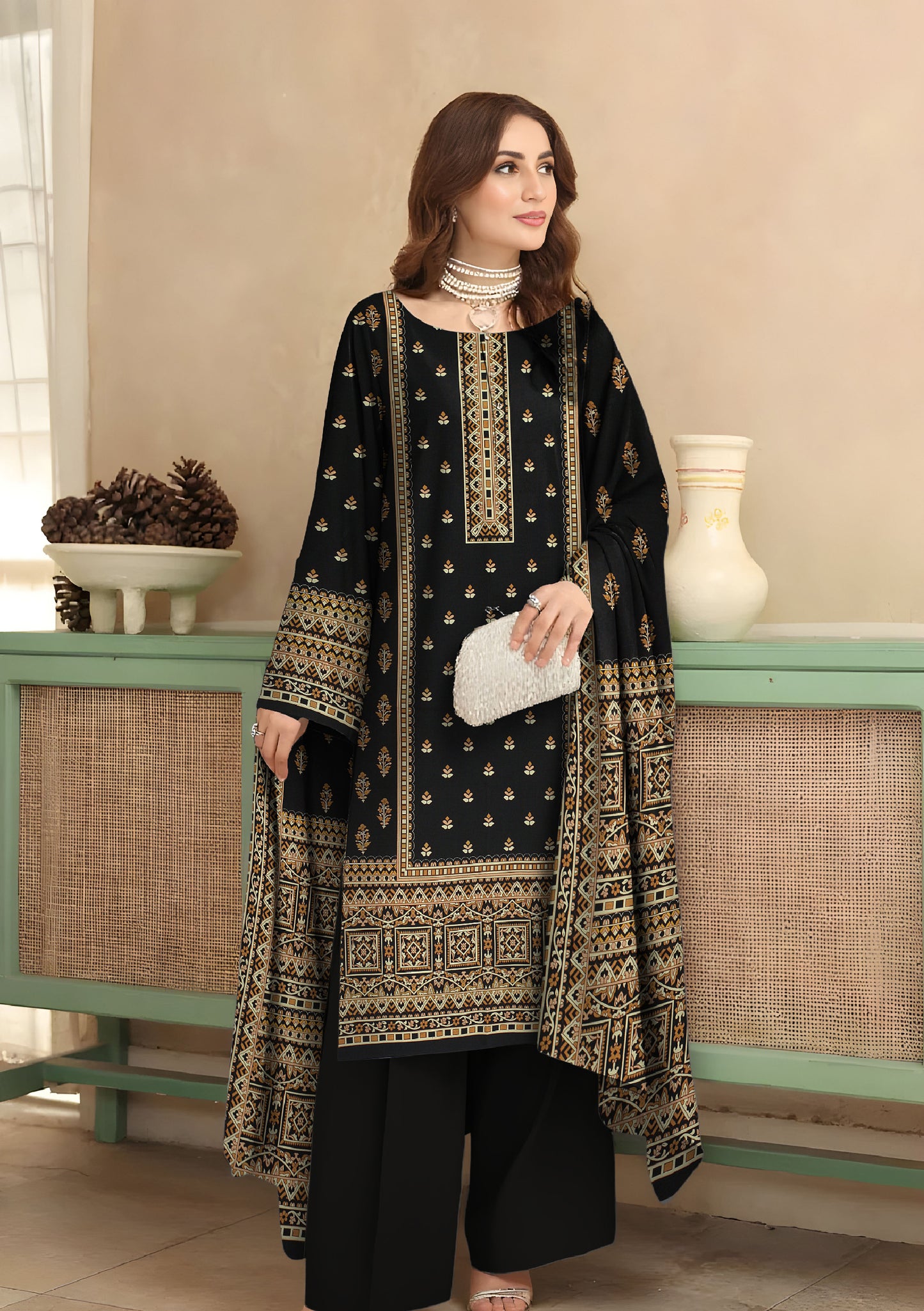 BinNoor Fab Linen Bana Dora 3pcs De-BL26-P30246