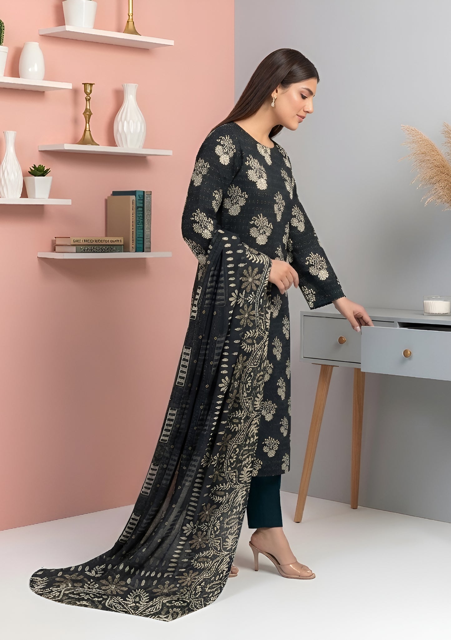 Gull e Zahra 3Pcs DE-LA42-P30404