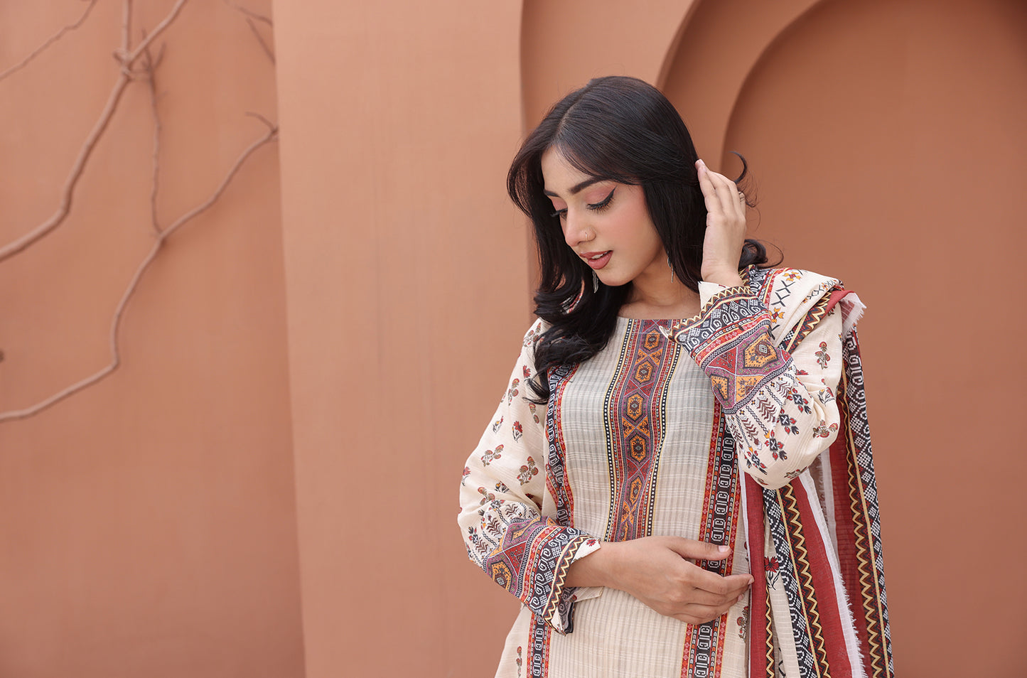 BinNoor Fab Lawn 3Pcs De-LA19-P30182
