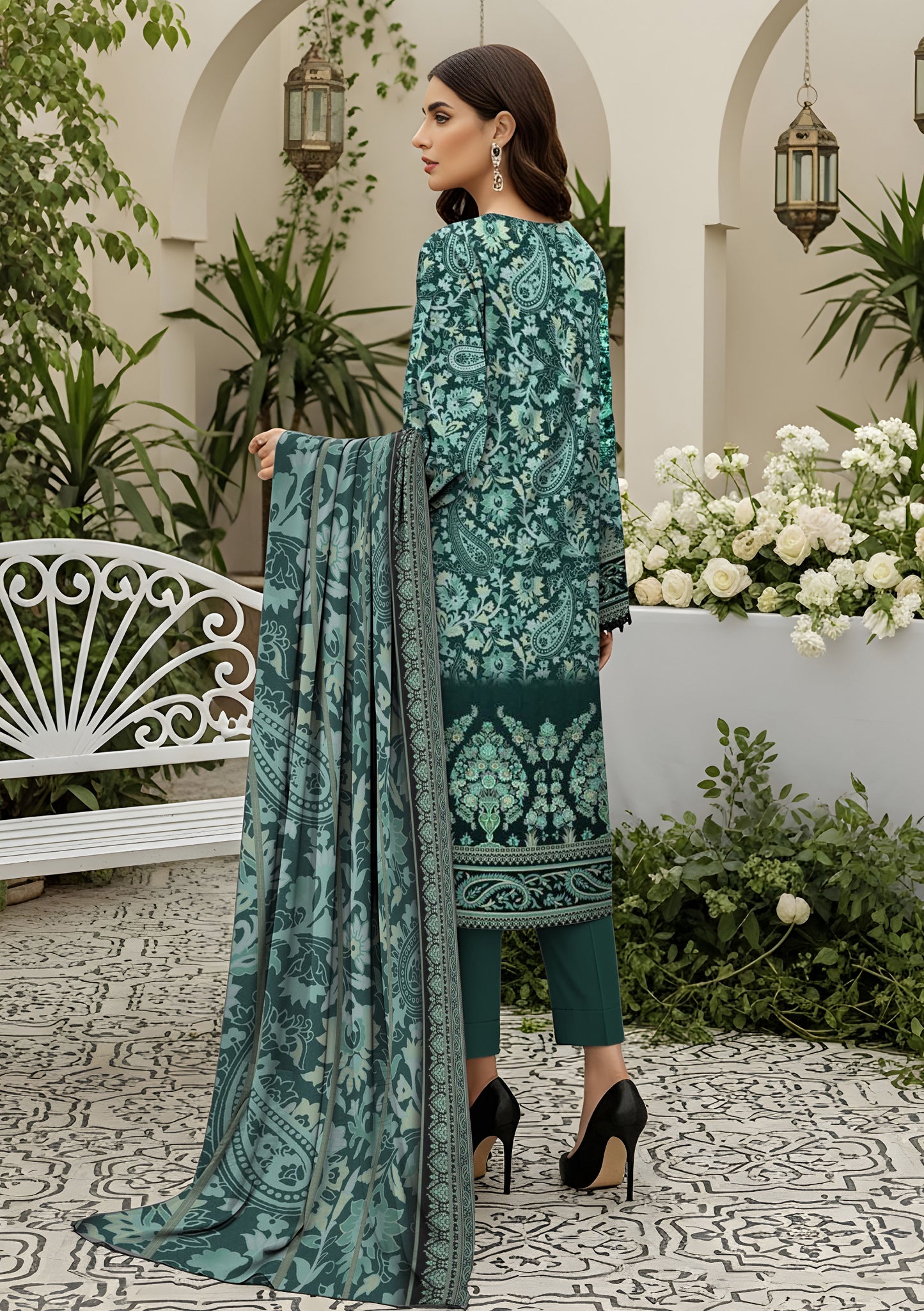 BinNoor Fab Khaddar 3Pcs De-KH31-P30295